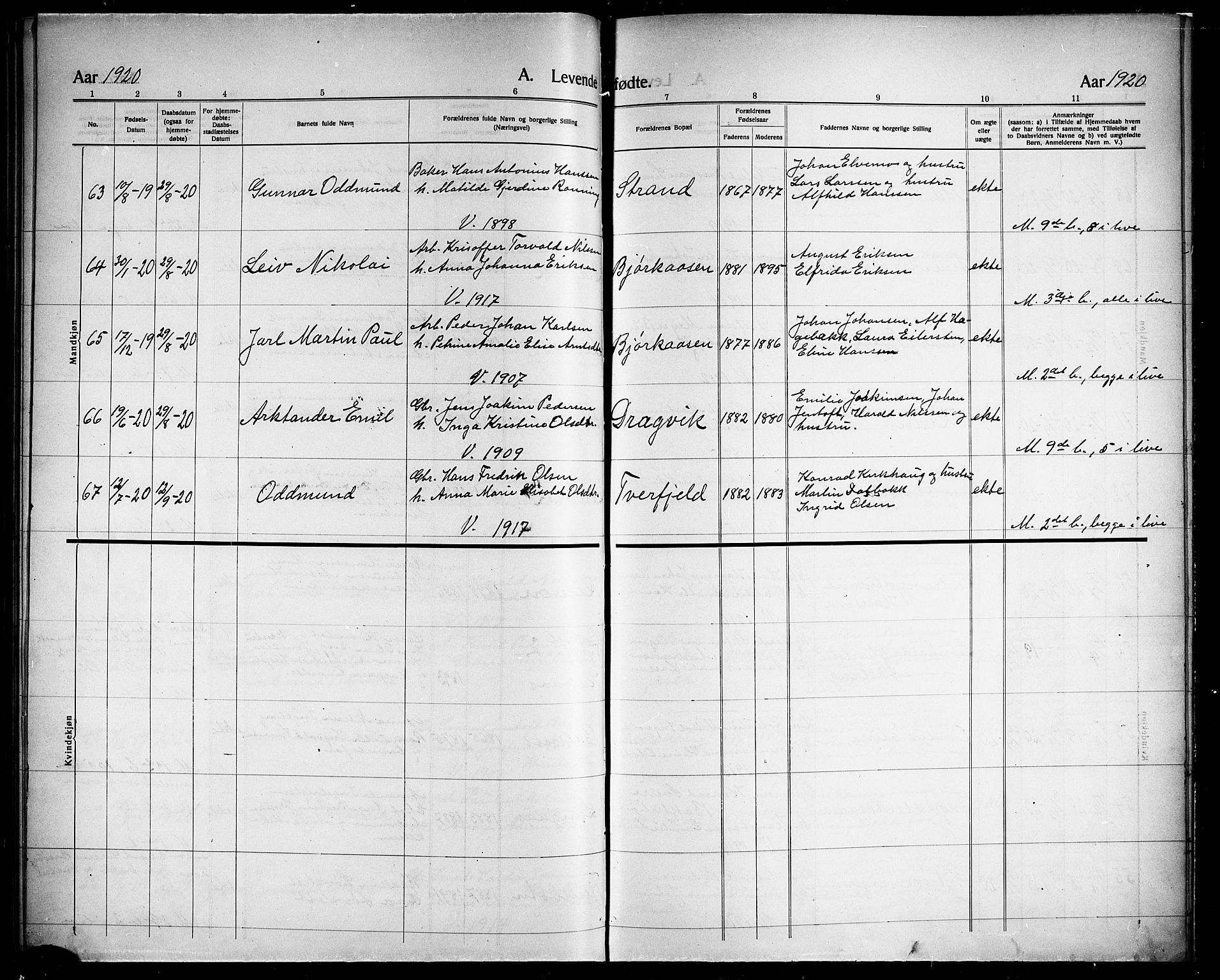 Ministerialprotokoller, klokkerbøker og fødselsregistre - Nordland, AV/SAT-A-1459/863/L0916: Parish register (copy) no. 863C06, 1907-1921