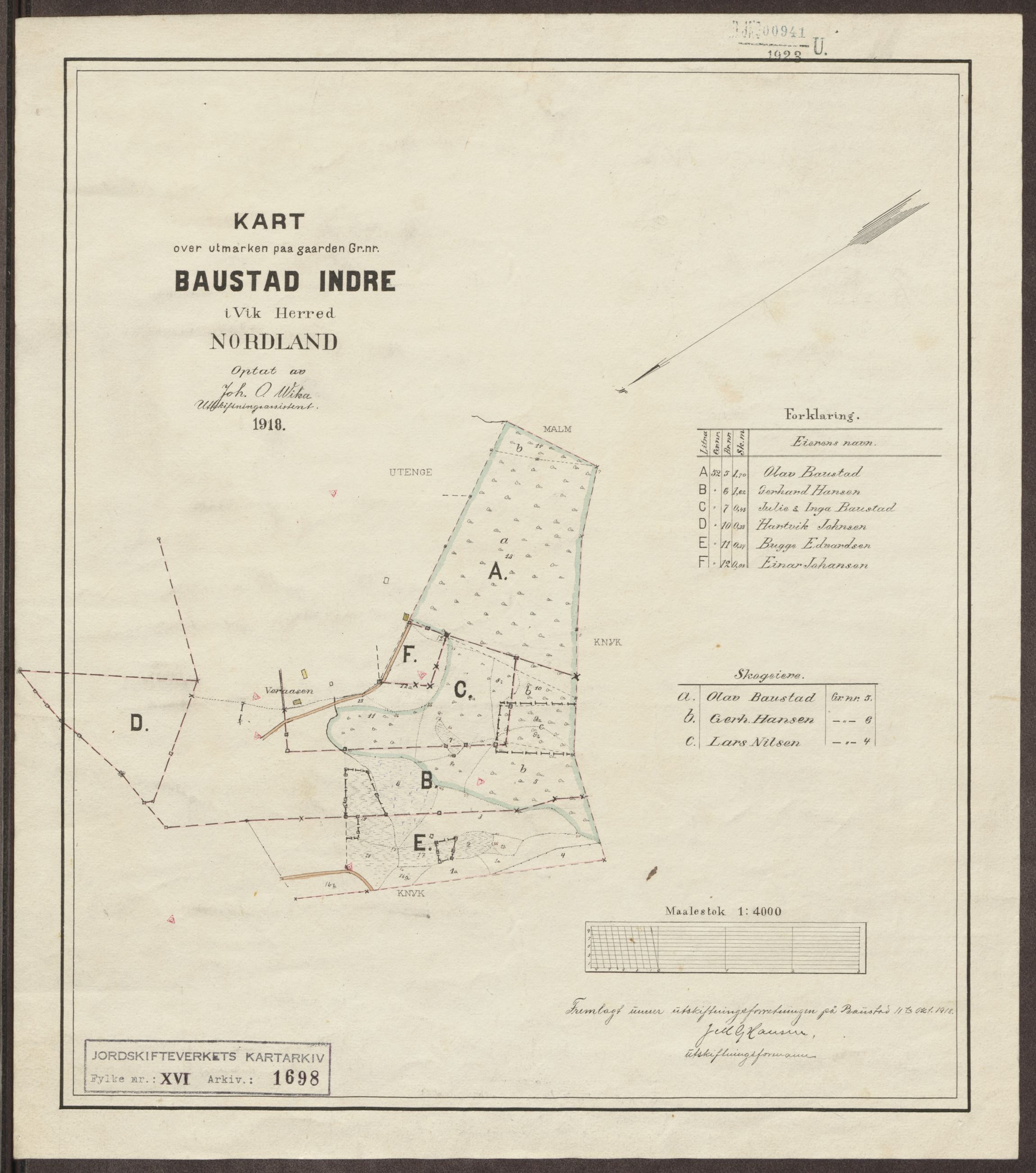 Jordskifteverkets kartarkiv, AV/RA-S-3929/T, 1859-1988, p. 1999