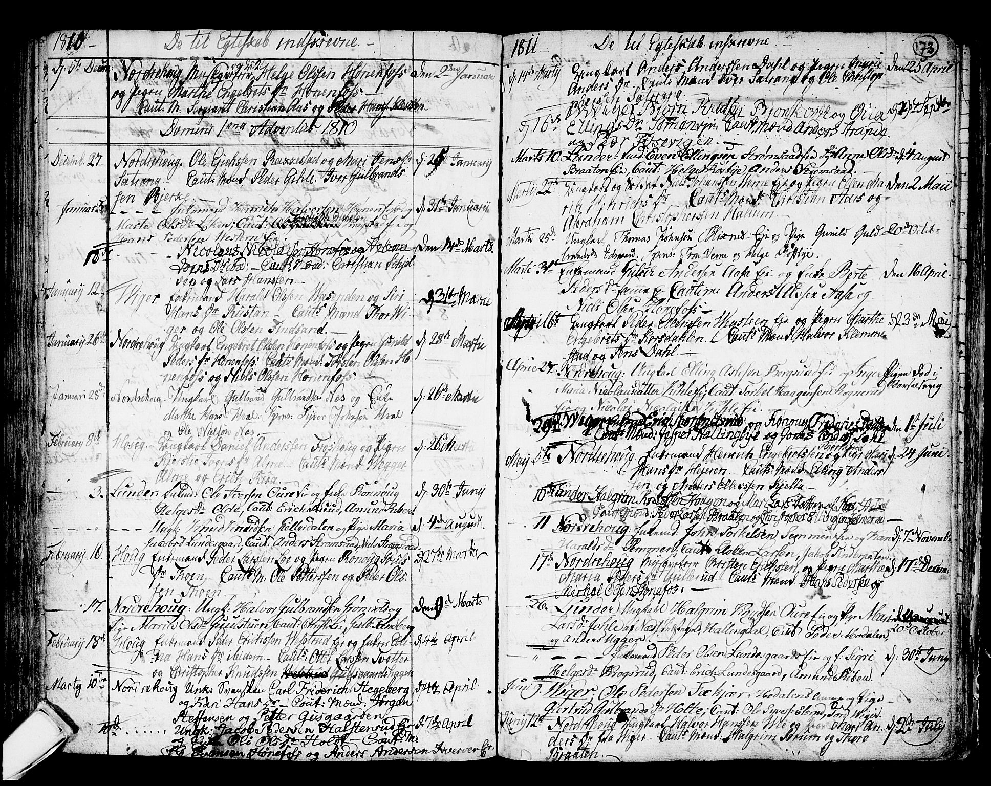 Norderhov kirkebøker, AV/SAKO-A-237/F/Fa/L0006: Parish register (official) no. 6, 1789-1811, p. 173