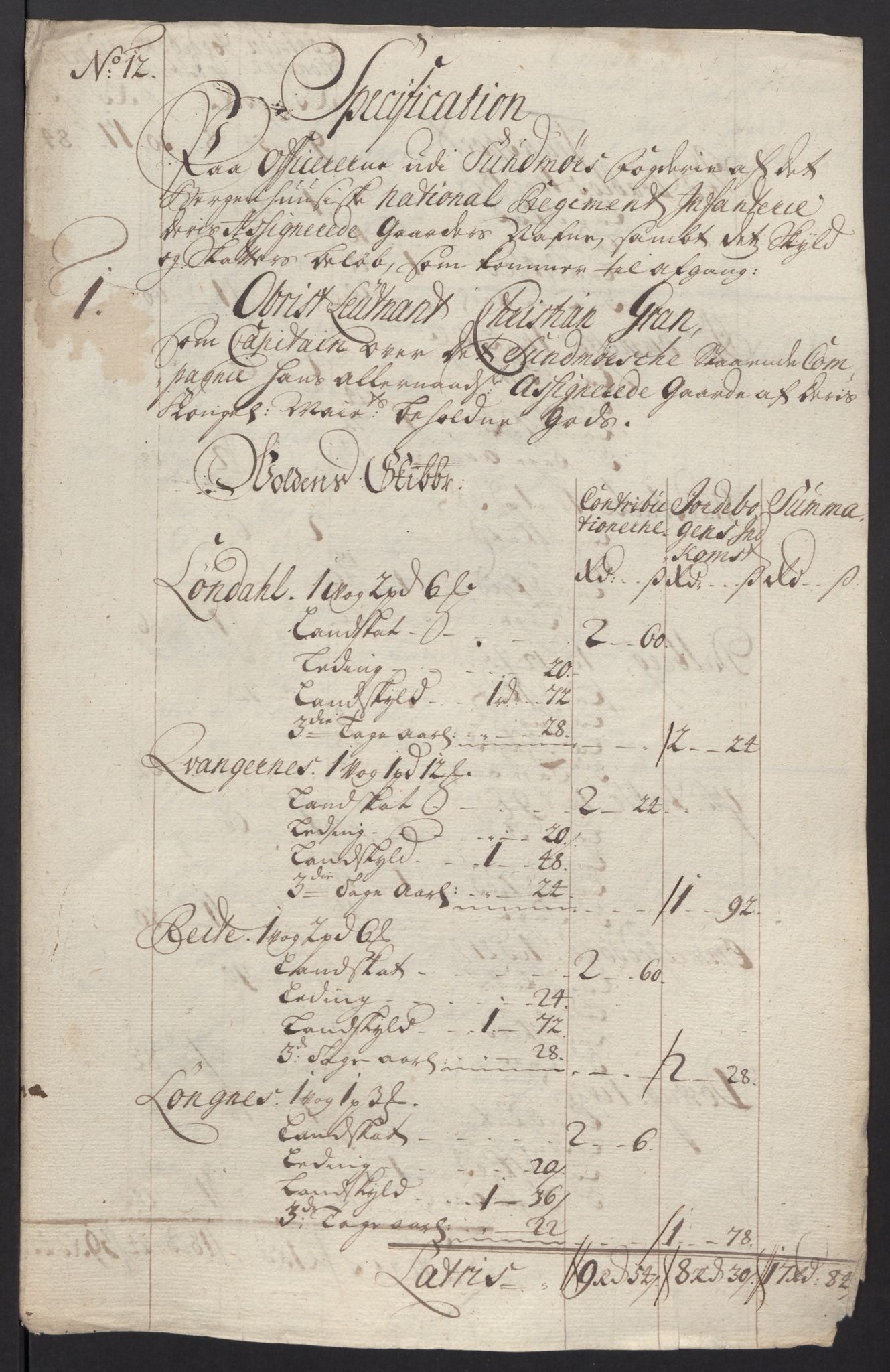 Rentekammeret inntil 1814, Reviderte regnskaper, Fogderegnskap, RA/EA-4092/R54/L3565: Fogderegnskap Sunnmøre, 1712-1713, p. 155