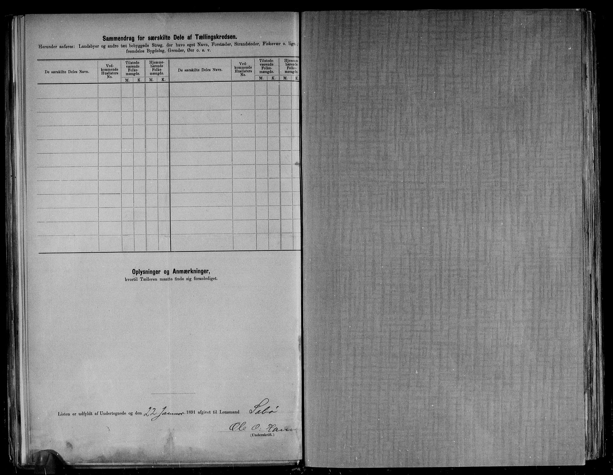 RA, 1891 census for 1538 Eid, 1891, p. 8