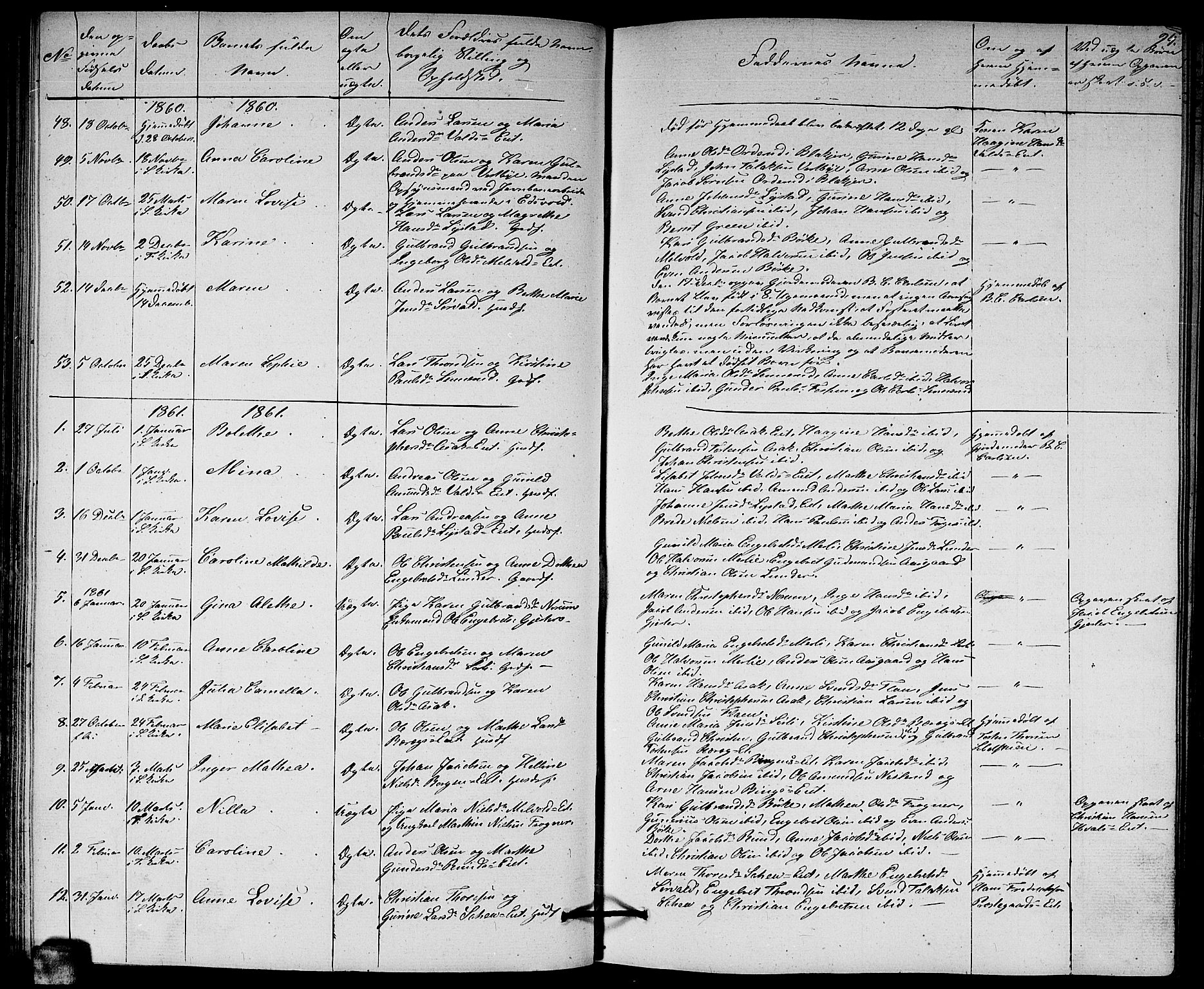 Sørum prestekontor Kirkebøker, SAO/A-10303/G/Ga/L0003: Parish register (copy) no. I 3, 1846-1863, p. 94