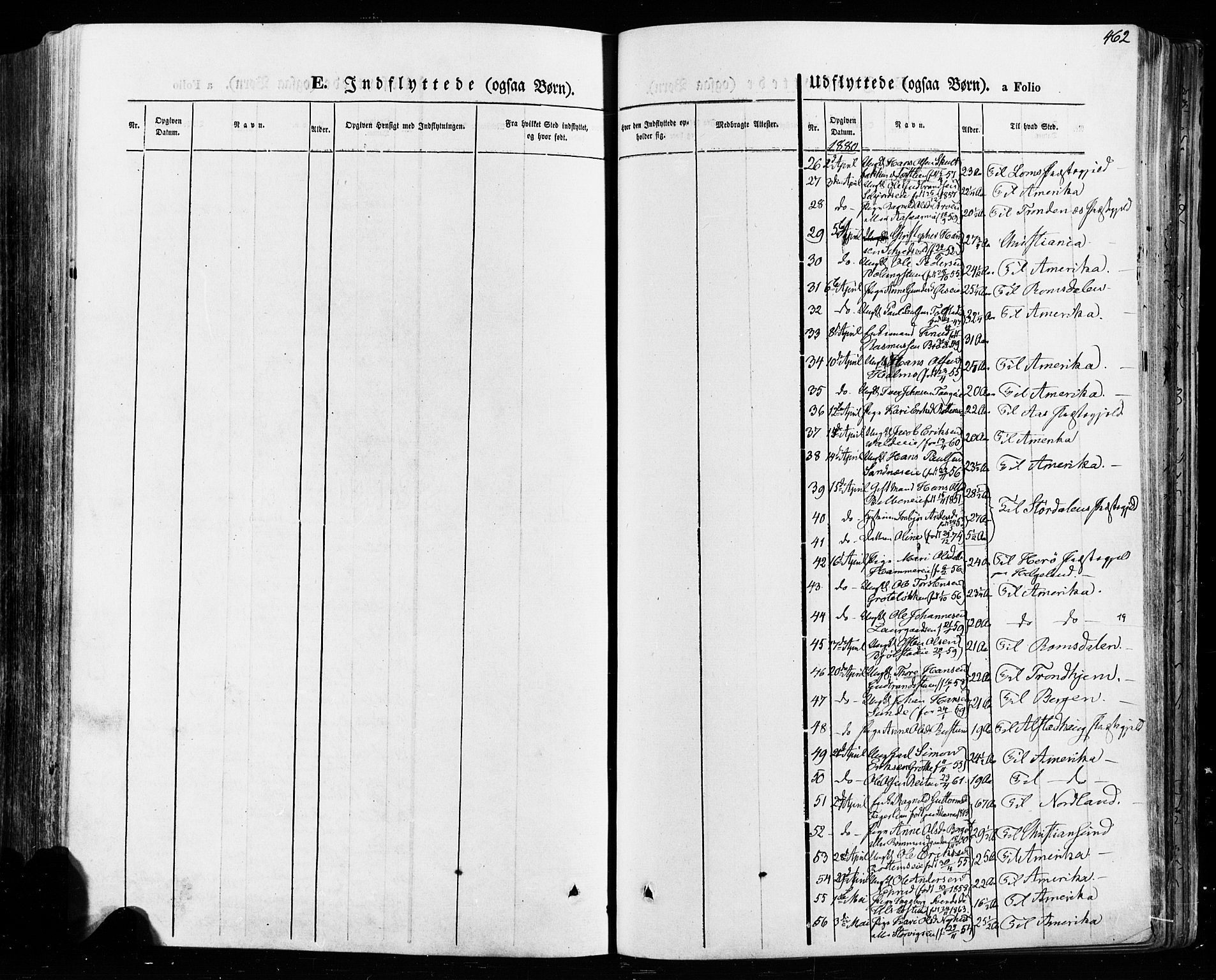 Vågå prestekontor, AV/SAH-PREST-076/H/Ha/Haa/L0007: Parish register (official) no. 7 /1, 1872-1886, p. 462