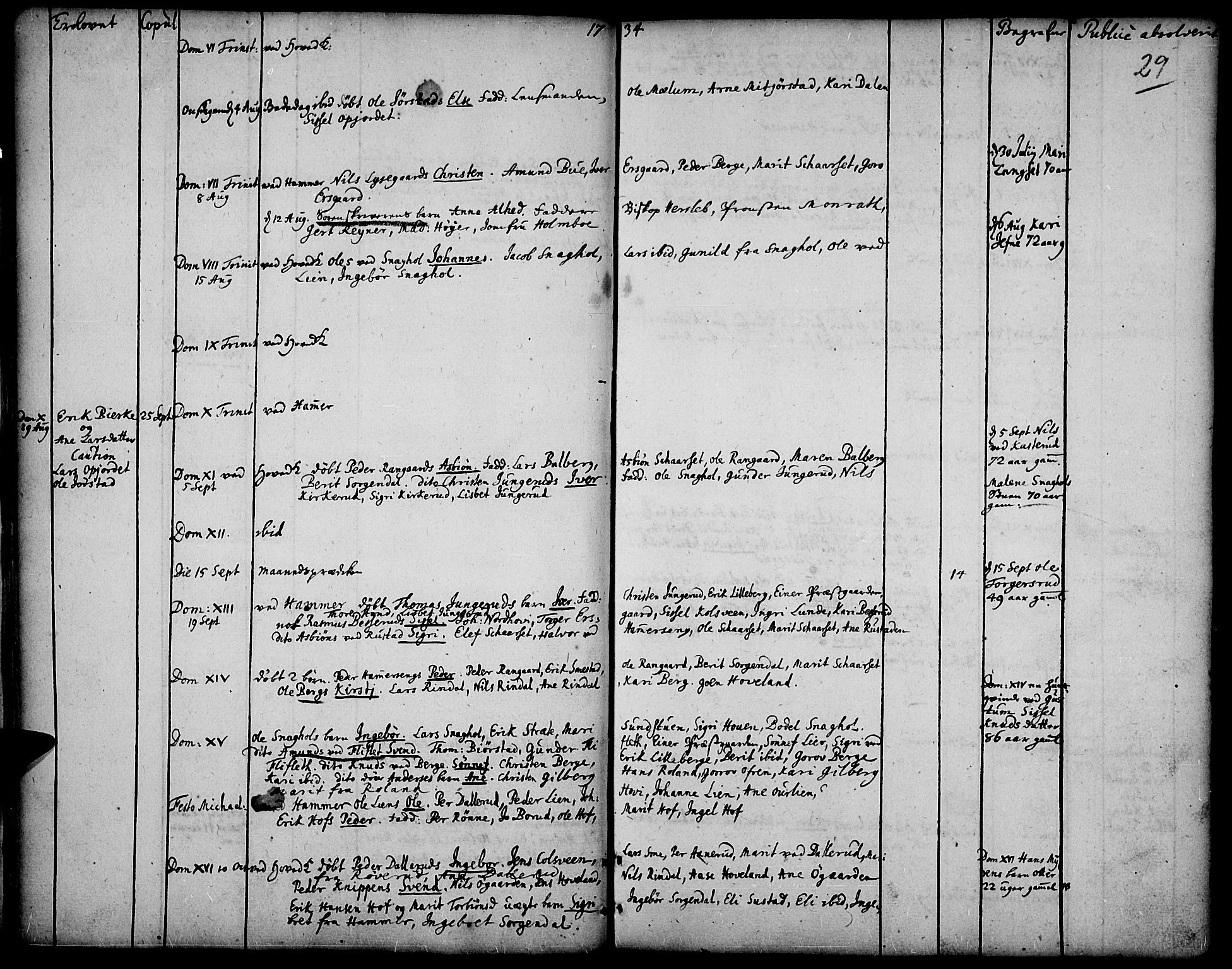 Fåberg prestekontor, AV/SAH-PREST-086/H/Ha/Haa/L0001: Parish register (official) no. 1, 1727-1775, p. 29