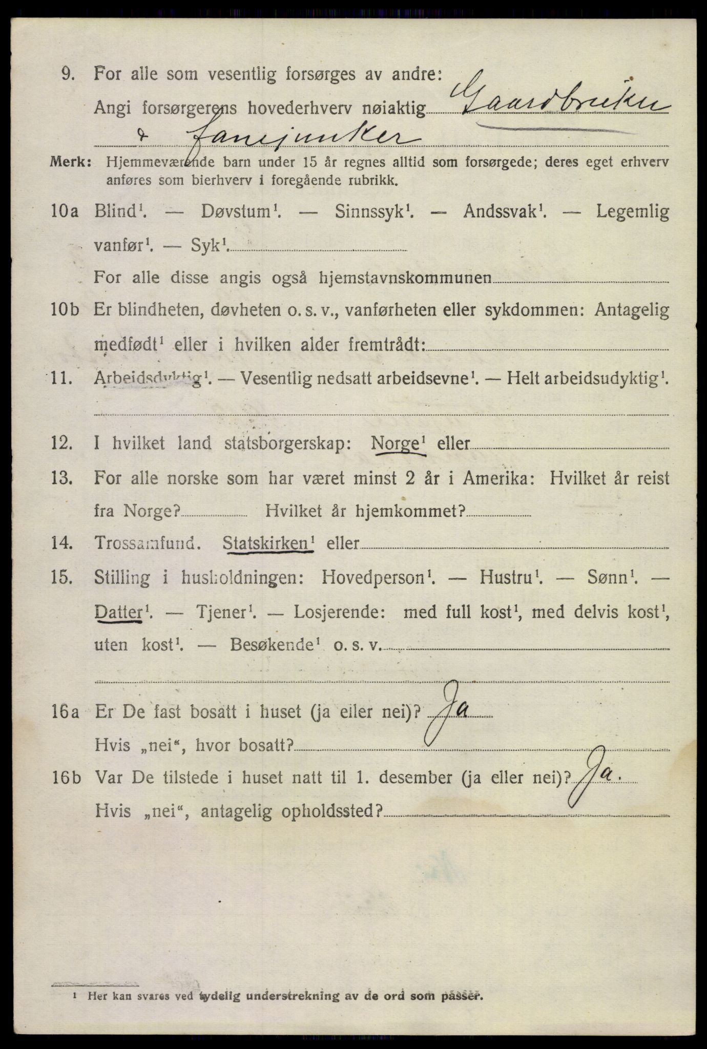 SAKO, 1920 census for Drangedal, 1920, p. 3138