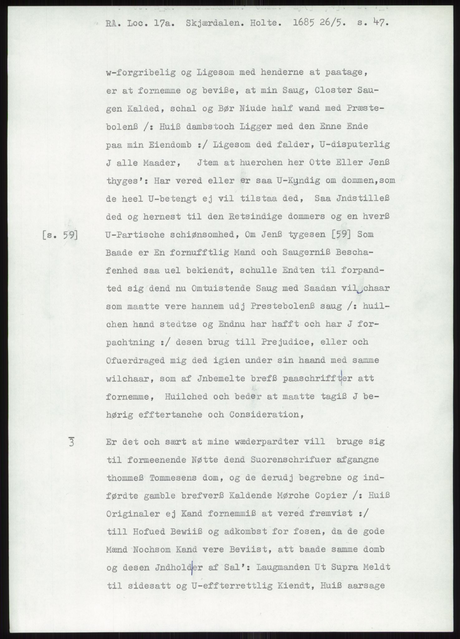 Samlinger til kildeutgivelse, Diplomavskriftsamlingen, AV/RA-EA-4053/H/Ha, p. 817