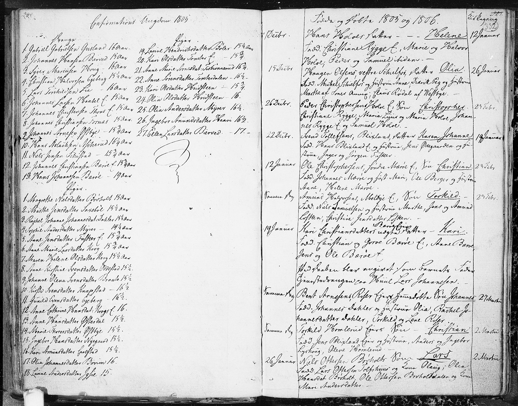 Hobøl prestekontor Kirkebøker, SAO/A-2002/F/Fa/L0001: Parish register (official) no. I 1, 1733-1814, p. 332