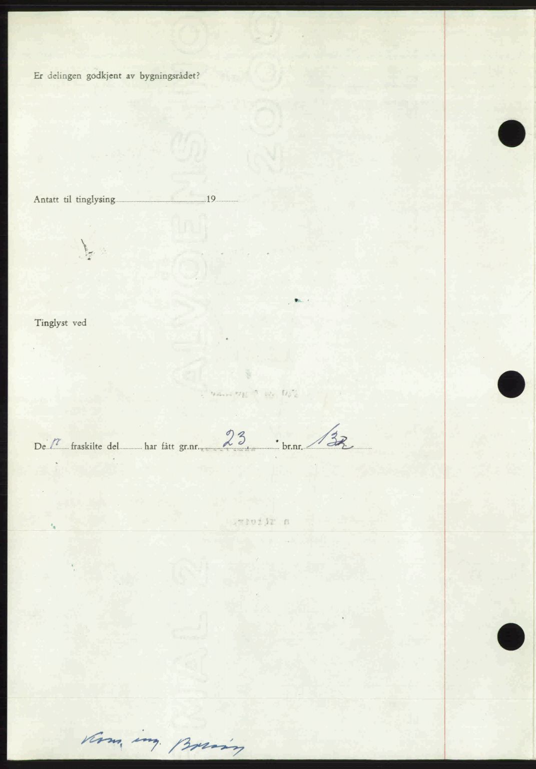 Romsdal sorenskriveri, AV/SAT-A-4149/1/2/2C: Mortgage book no. A30, 1949-1949, Diary no: : 2269/1949