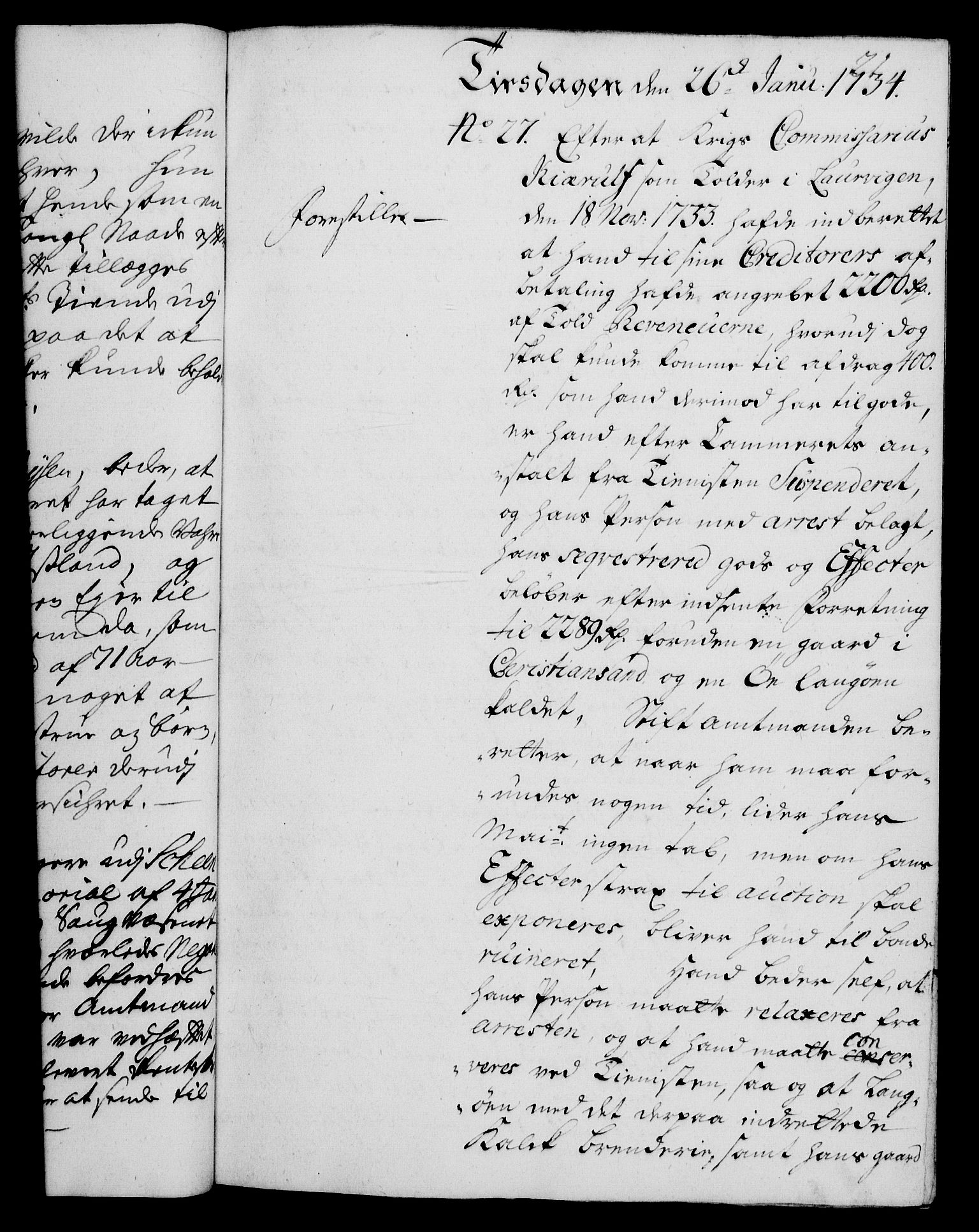 Rentekammeret, Kammerkanselliet, AV/RA-EA-3111/G/Gh/Gha/L0016: Norsk ekstraktmemorialprotokoll (merket RK 53.61), 1734-1735, p. 21