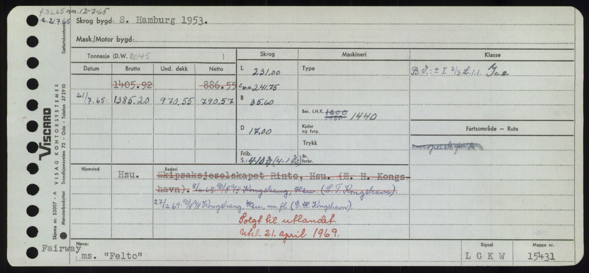 Sjøfartsdirektoratet med forløpere, Skipsmålingen, RA/S-1627/H/Hd/L0010: Fartøy, F-Fjø, p. 261