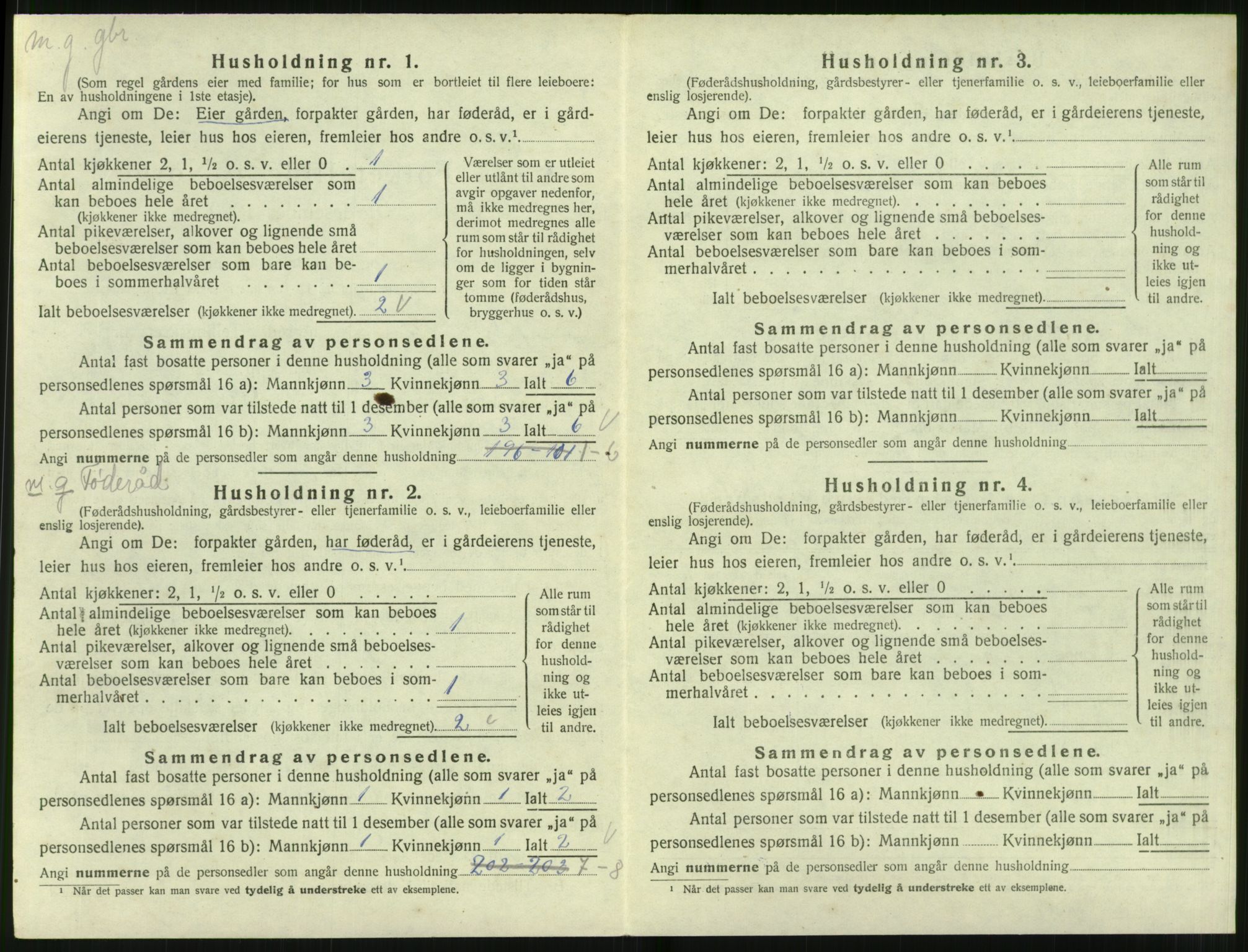 SAT, 1920 census for Vartdal, 1920, p. 146