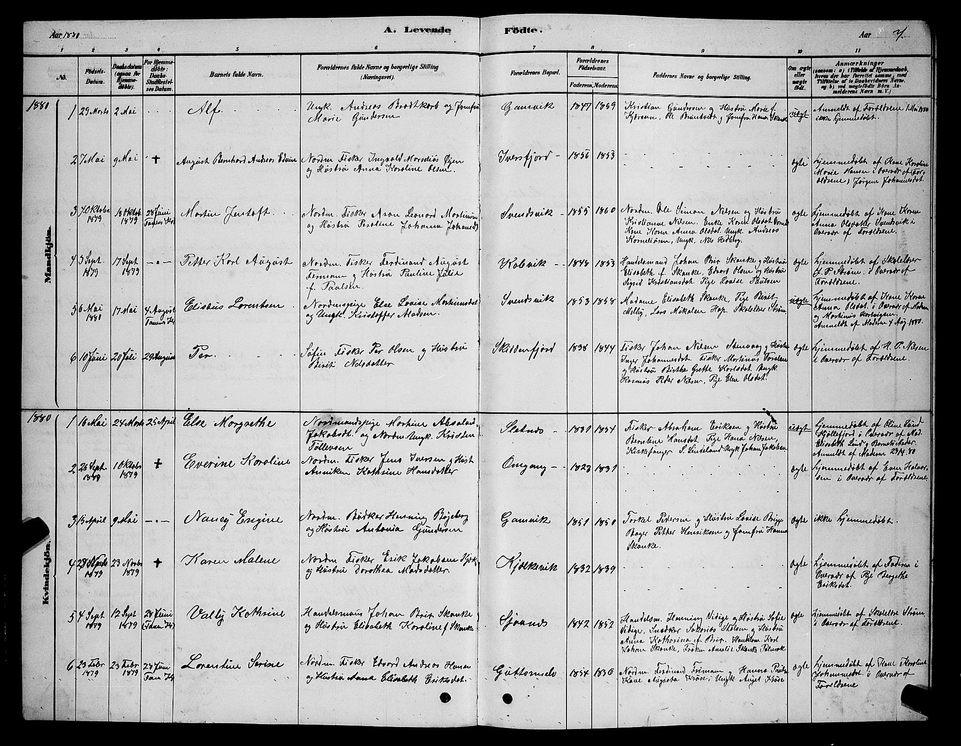 Tana sokneprestkontor, SATØ/S-1334/H/Hb/L0005klokker: Parish register (copy) no. 5, 1878-1891, p. 7