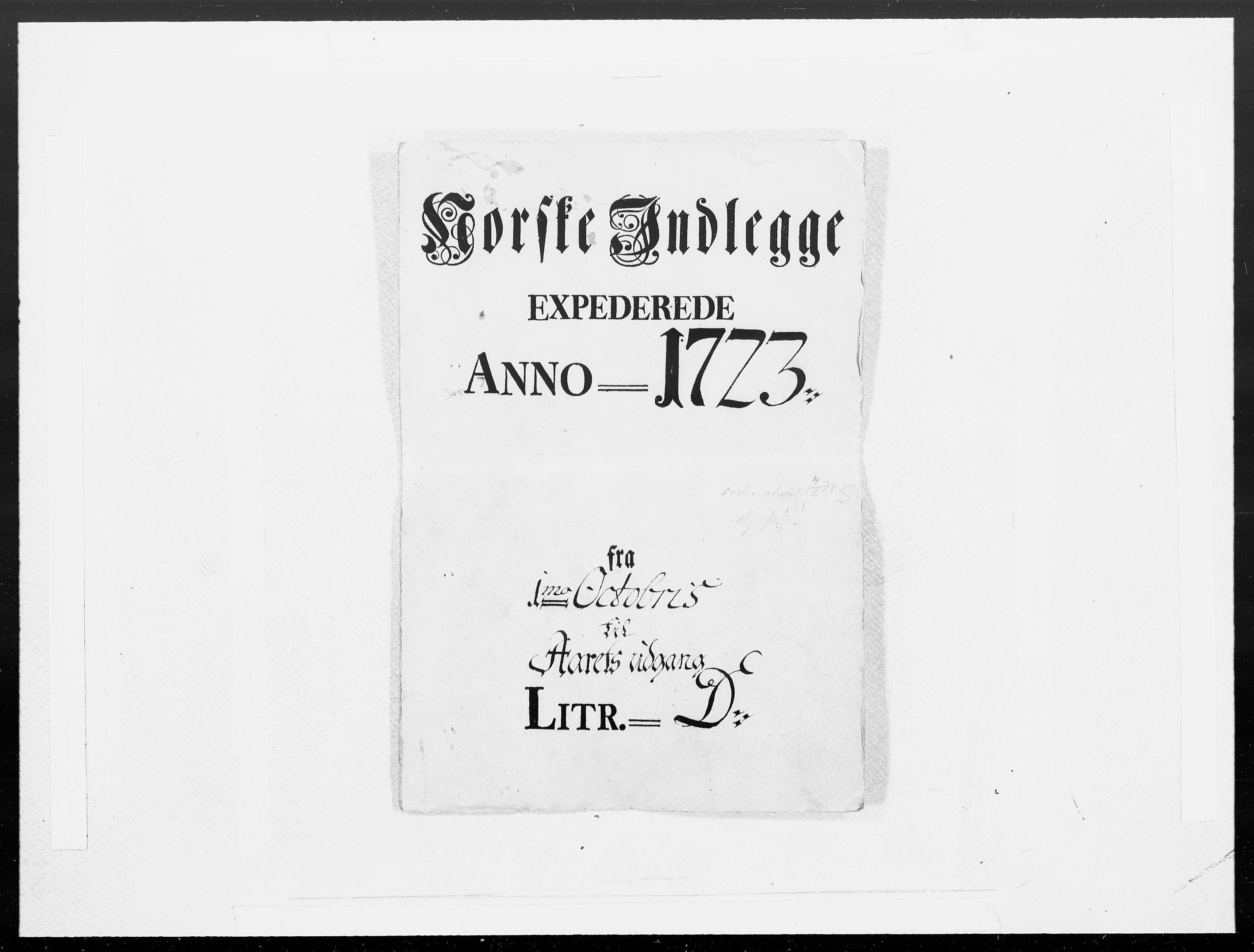 Danske Kanselli 1572-1799, AV/RA-EA-3023/F/Fc/Fcc/Fcca/L0093: Norske innlegg 1572-1799, 1723, p. 301