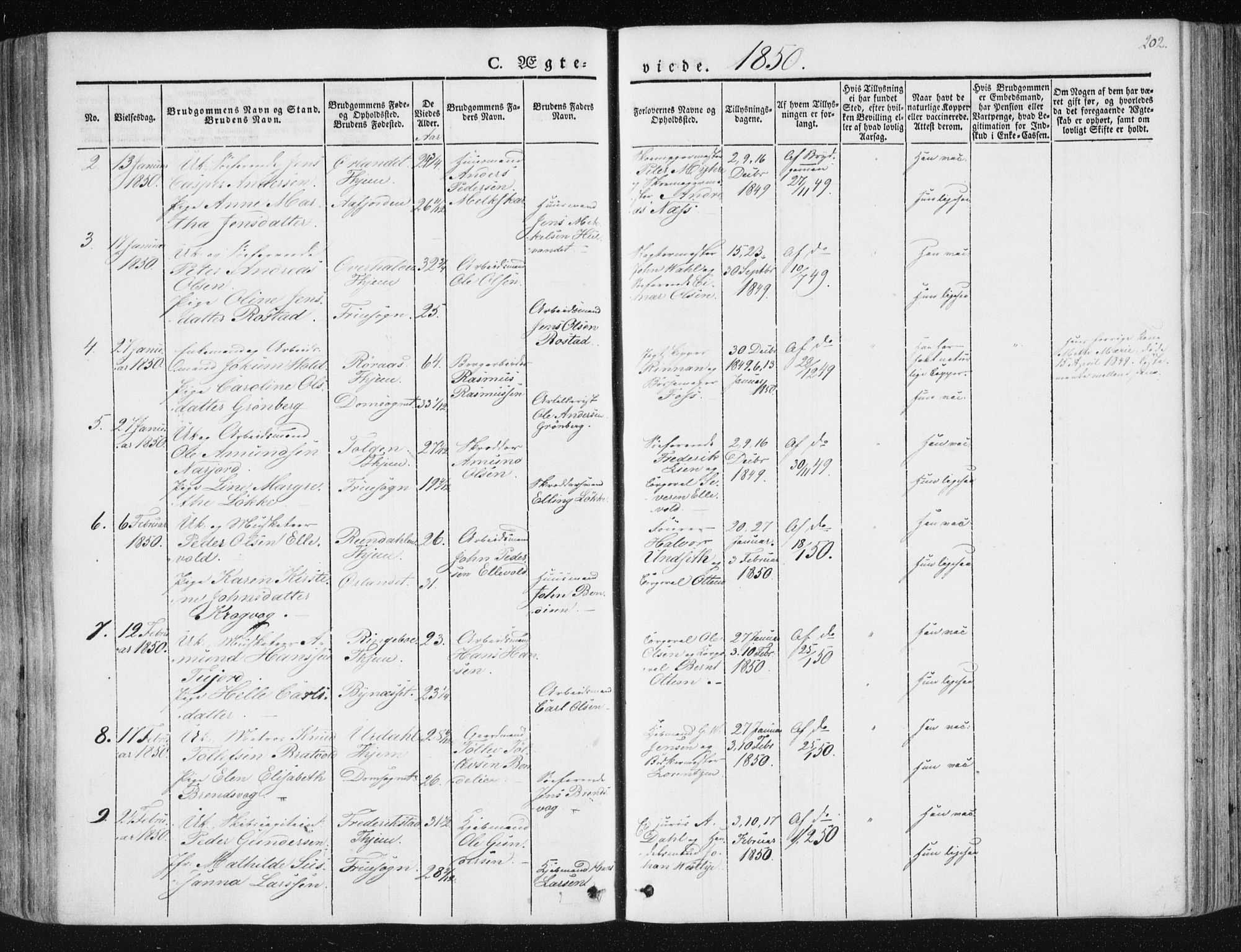 Ministerialprotokoller, klokkerbøker og fødselsregistre - Sør-Trøndelag, SAT/A-1456/602/L0110: Parish register (official) no. 602A08, 1840-1854, p. 202
