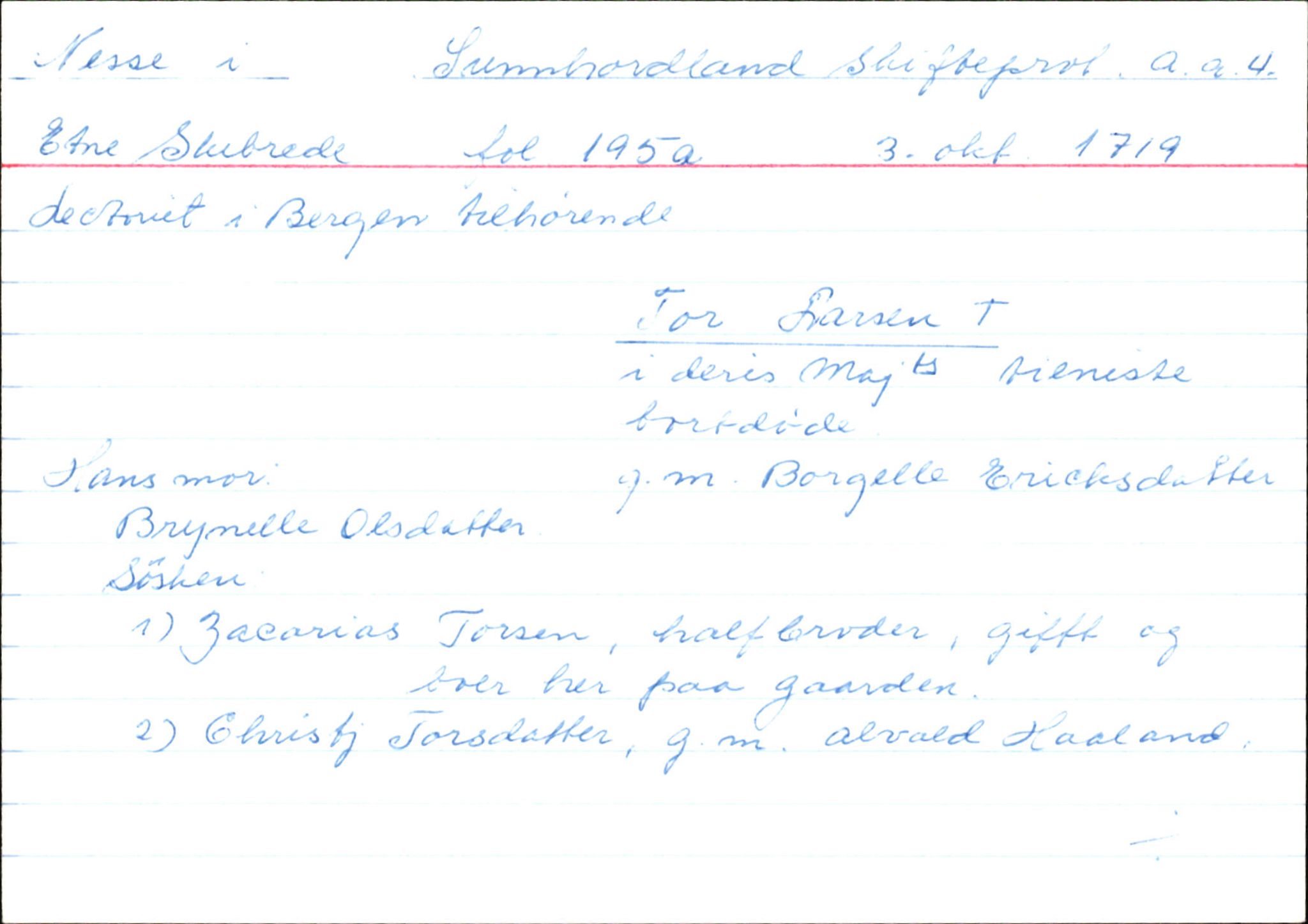 Skiftekort ved Statsarkivet i Bergen, SAB/SKIFTEKORT/004/L0003: Skifteprotokoll nr. 4, 1717-1722, p. 19