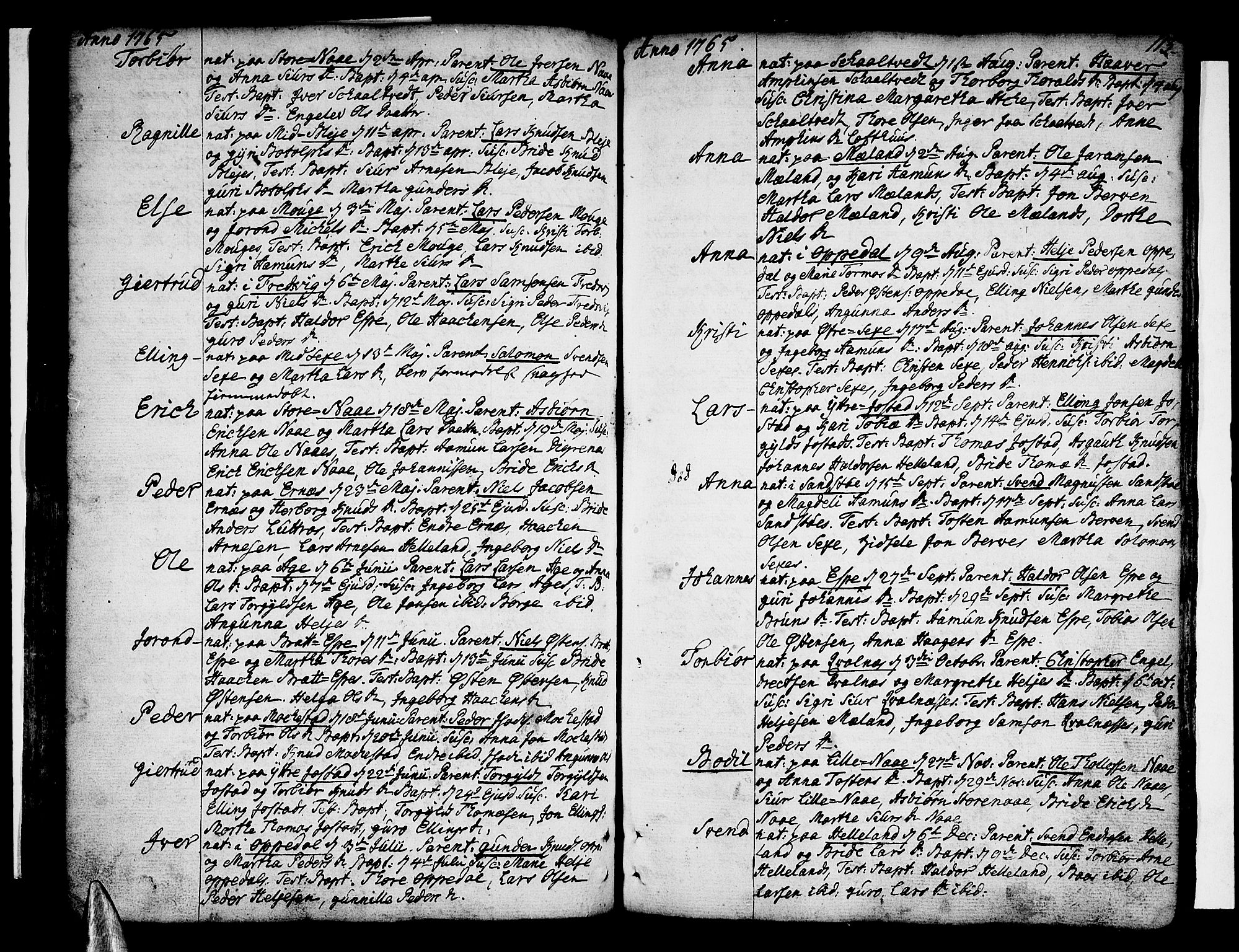 Ullensvang sokneprestembete, AV/SAB-A-78701/H/Haa: Parish register (official) no. A 6 /1, 1758-1788, p. 113