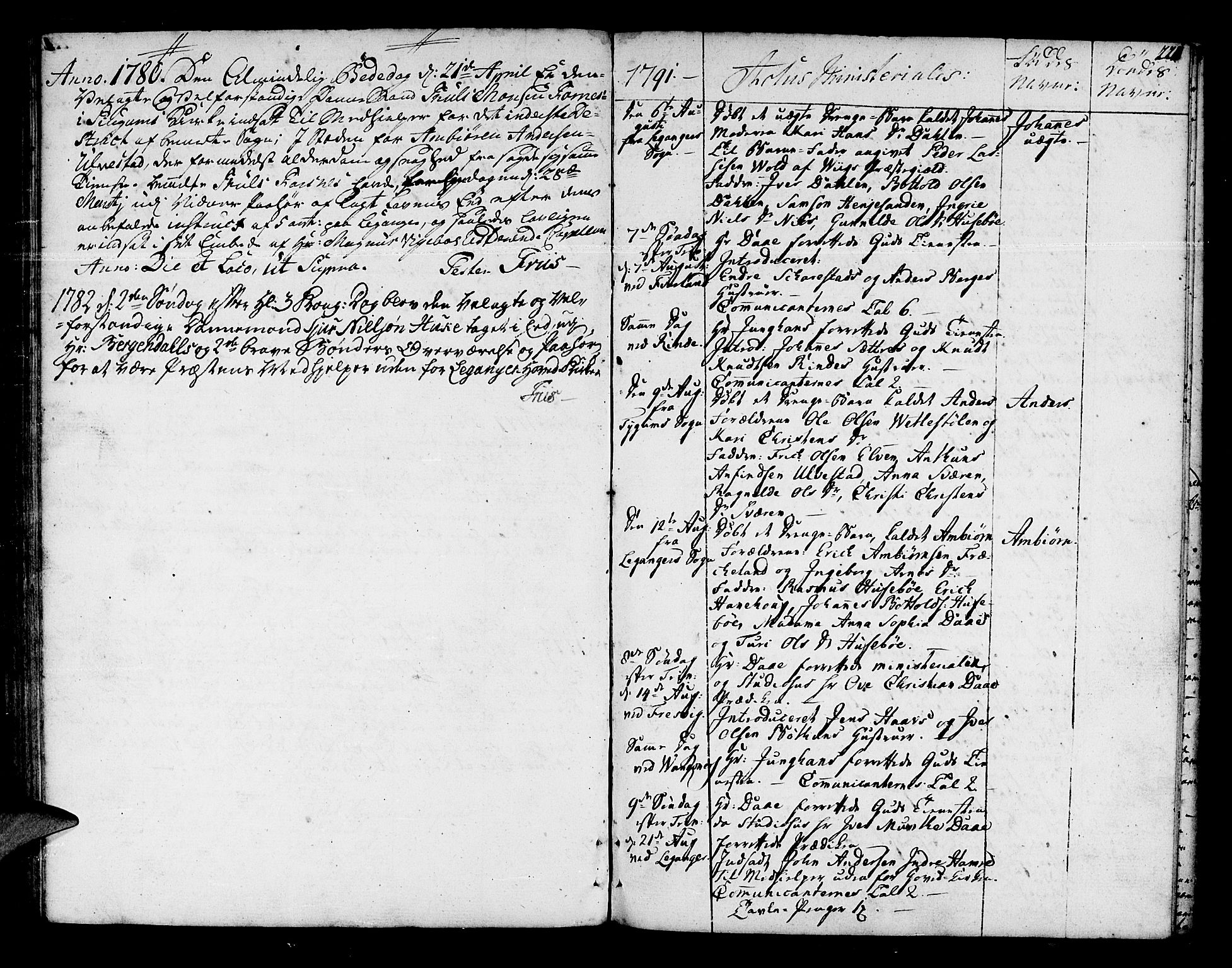 Leikanger sokneprestembete, AV/SAB-A-81001/H/Haa/Haaa/L0004: Parish register (official) no. A 4, 1770-1791, p. 221