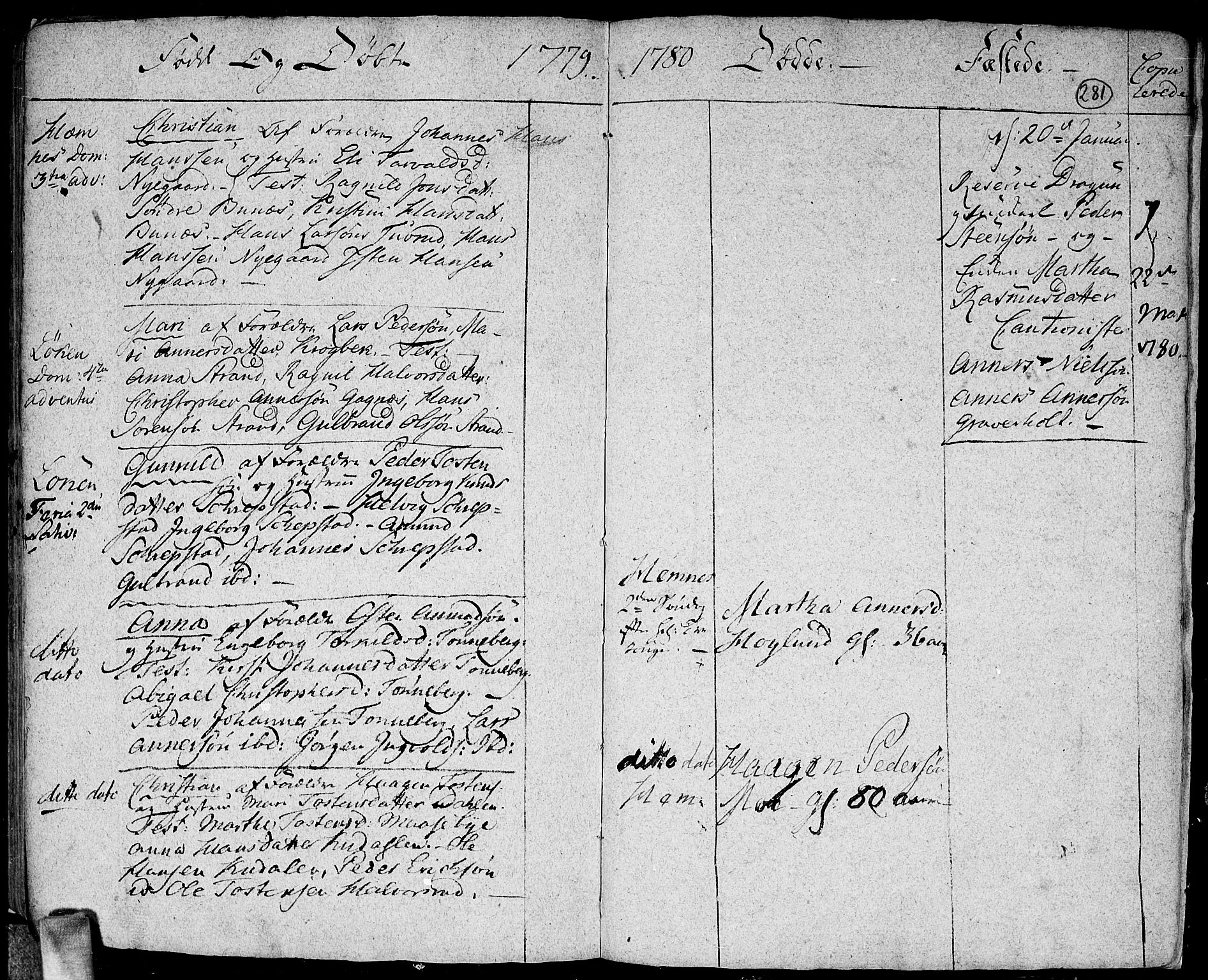 Høland prestekontor Kirkebøker, SAO/A-10346a/F/Fa/L0004: Parish register (official) no. I 4, 1757-1780, p. 281