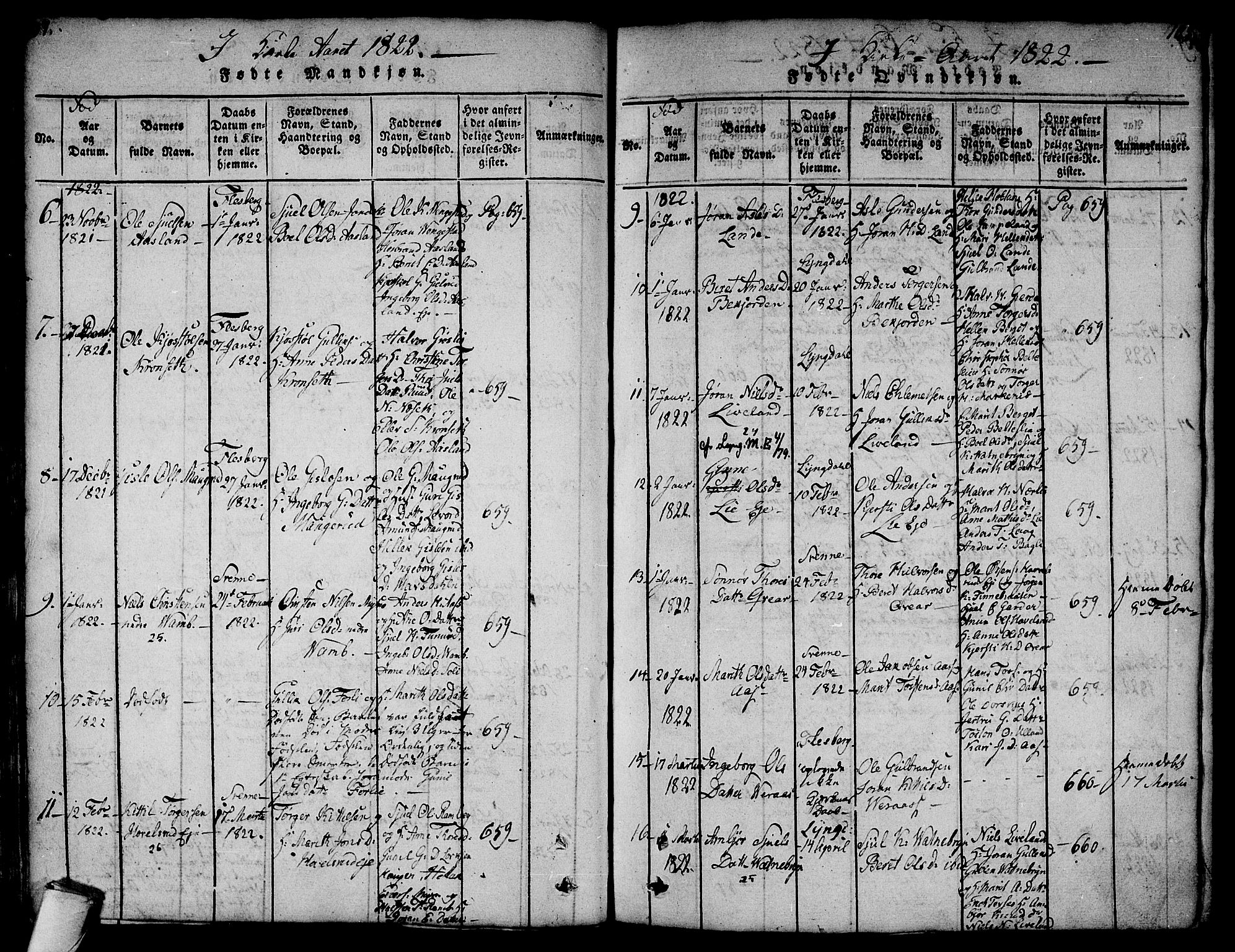 Flesberg kirkebøker, SAKO/A-18/F/Fa/L0005: Parish register (official) no. I 5, 1816-1834, p. 107-108