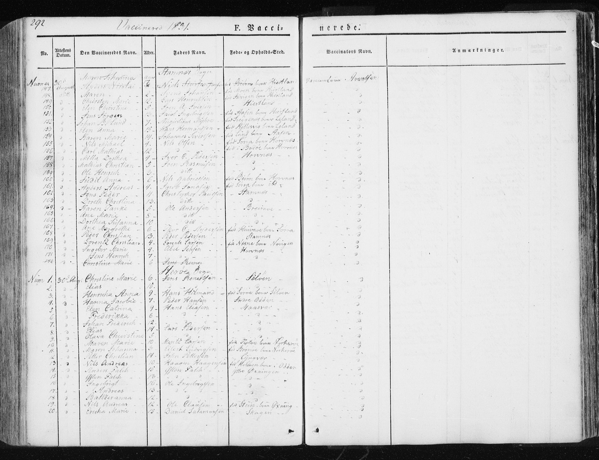 Ministerialprotokoller, klokkerbøker og fødselsregistre - Nordland, AV/SAT-A-1459/830/L0447: Parish register (official) no. 830A11, 1831-1854, p. 292