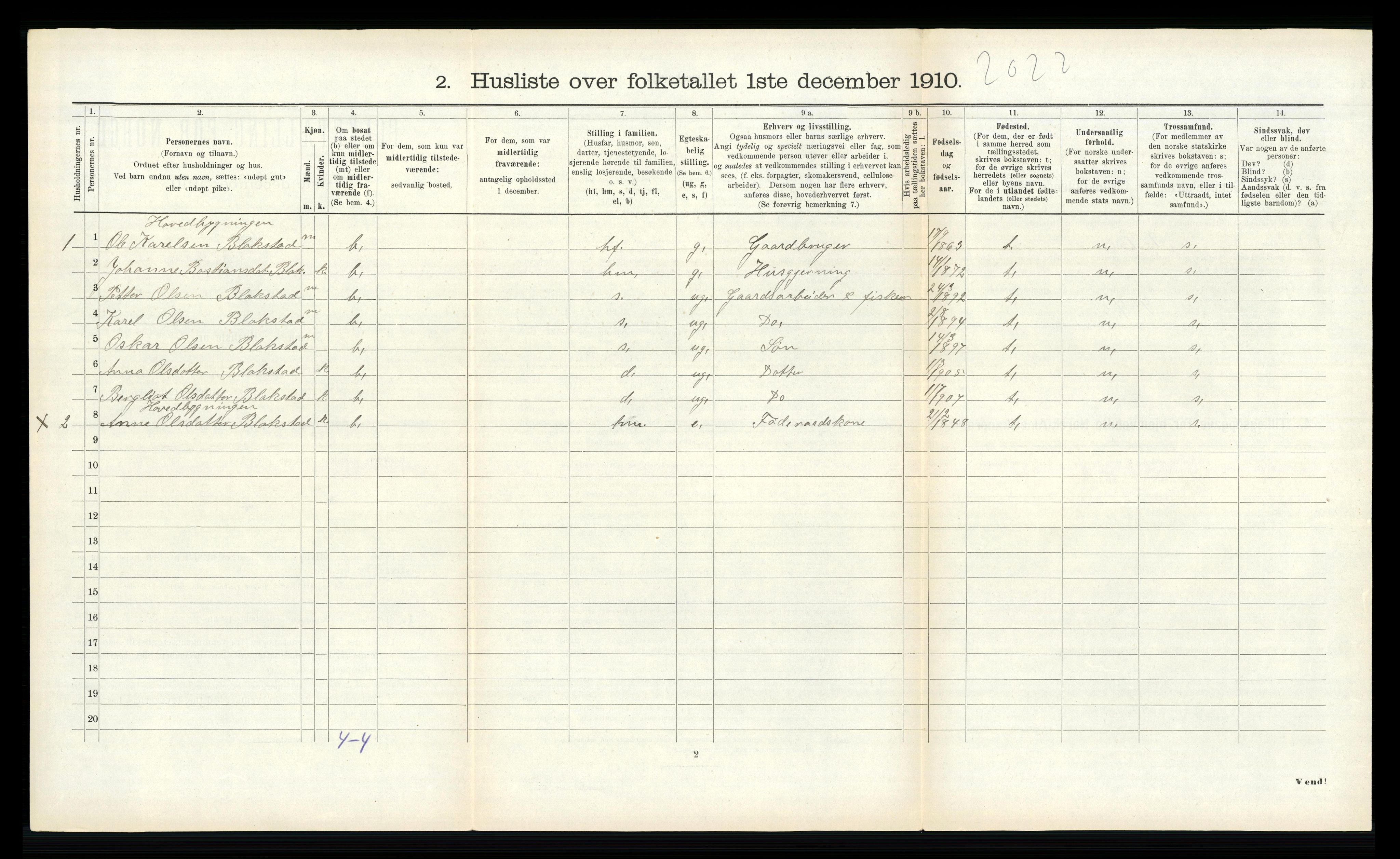 RA, 1910 census for Sykkylven, 1910, p. 762