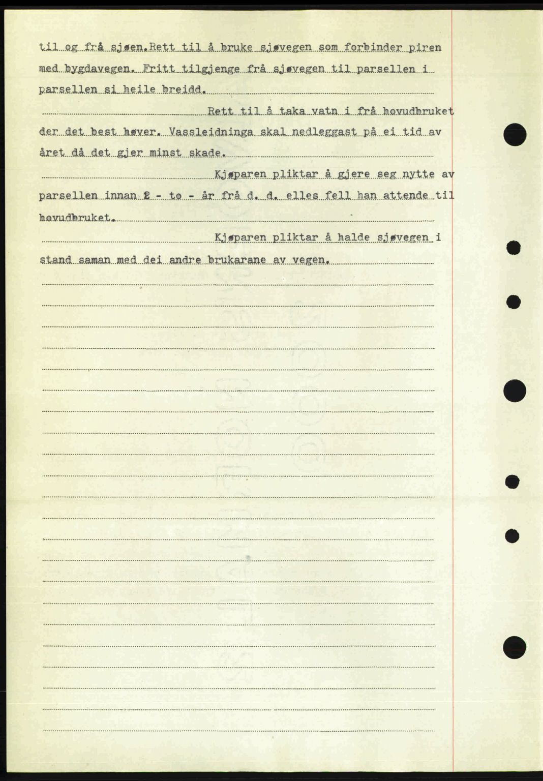 Nordre Sunnmøre sorenskriveri, AV/SAT-A-0006/1/2/2C/2Ca: Mortgage book no. A25, 1947-1947, Diary no: : 1691/1947