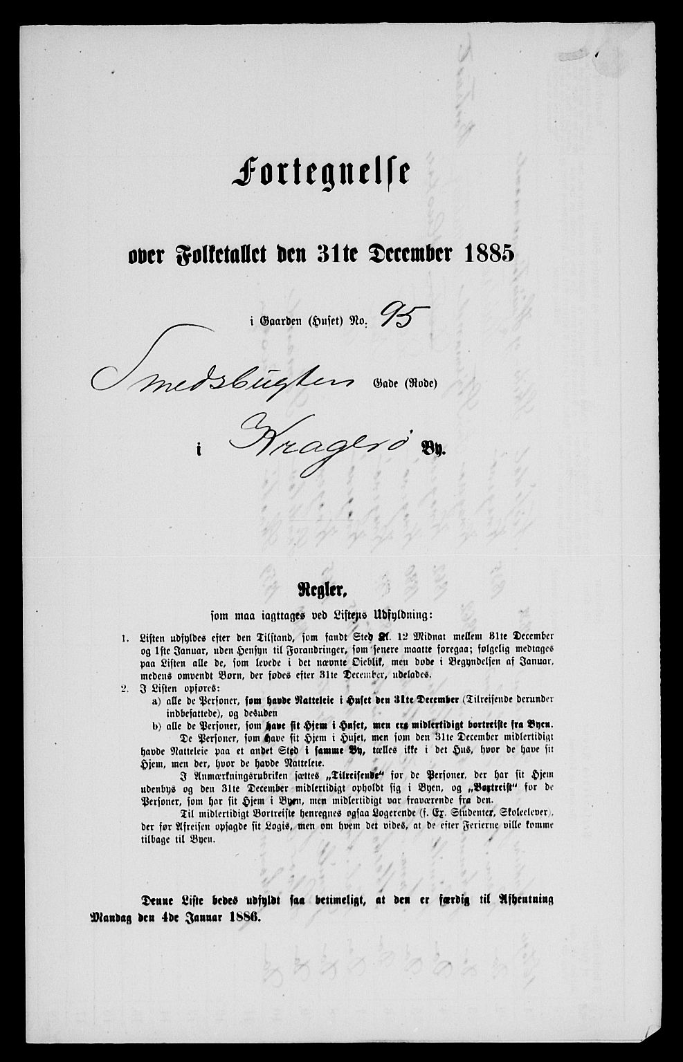 SAKO, 1885 census for 0801 Kragerø, 1885, p. 188