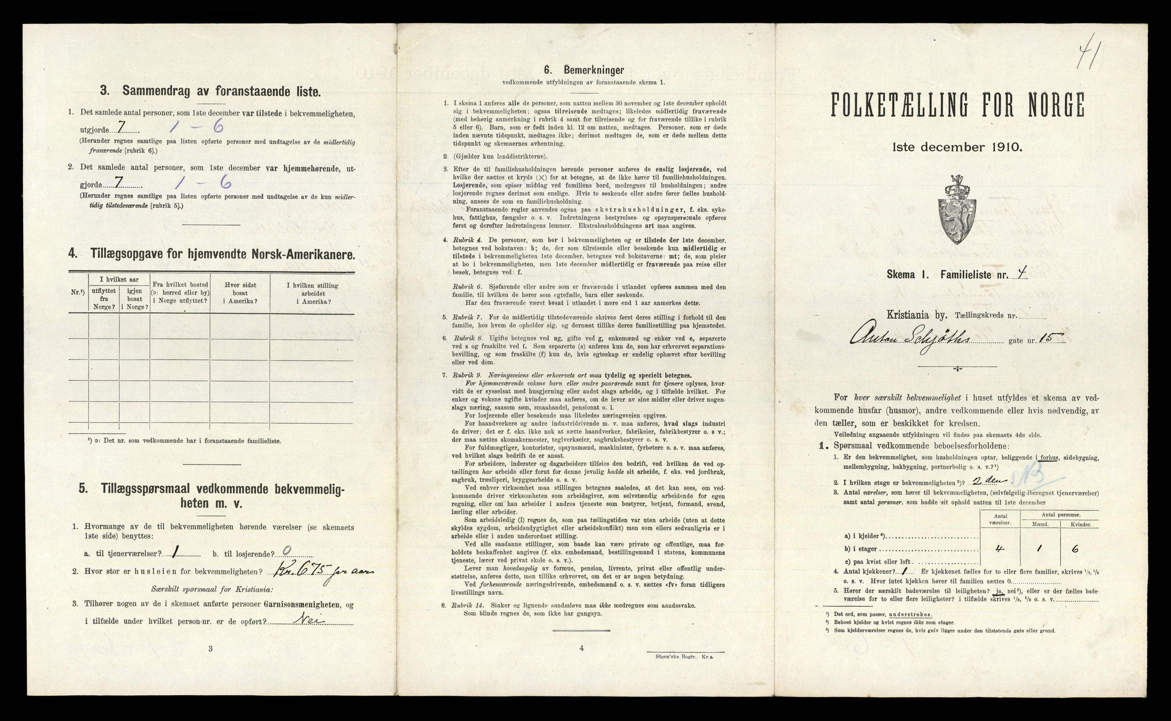 RA, 1910 census for Kristiania, 1910, p. 2549