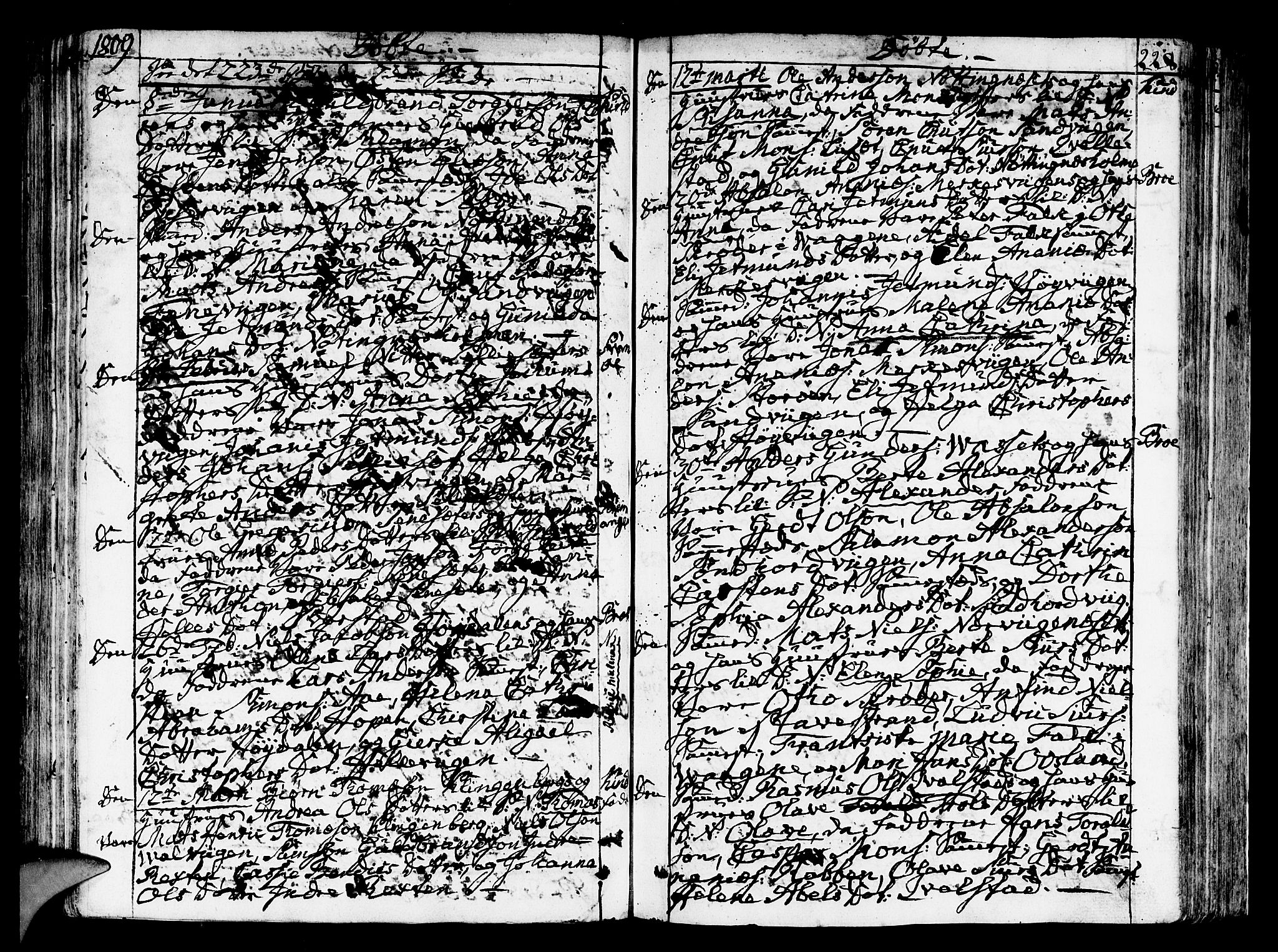 Kinn sokneprestembete, AV/SAB-A-80801/H/Haa/Haaa/L0003: Parish register (official) no. A 3, 1785-1821, p. 228