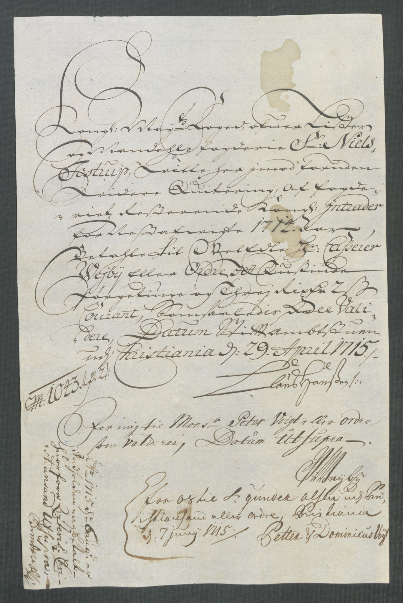 Rentekammeret inntil 1814, Reviderte regnskaper, Fogderegnskap, AV/RA-EA-4092/R43/L2559: Fogderegnskap Lista og Mandal, 1715, p. 397