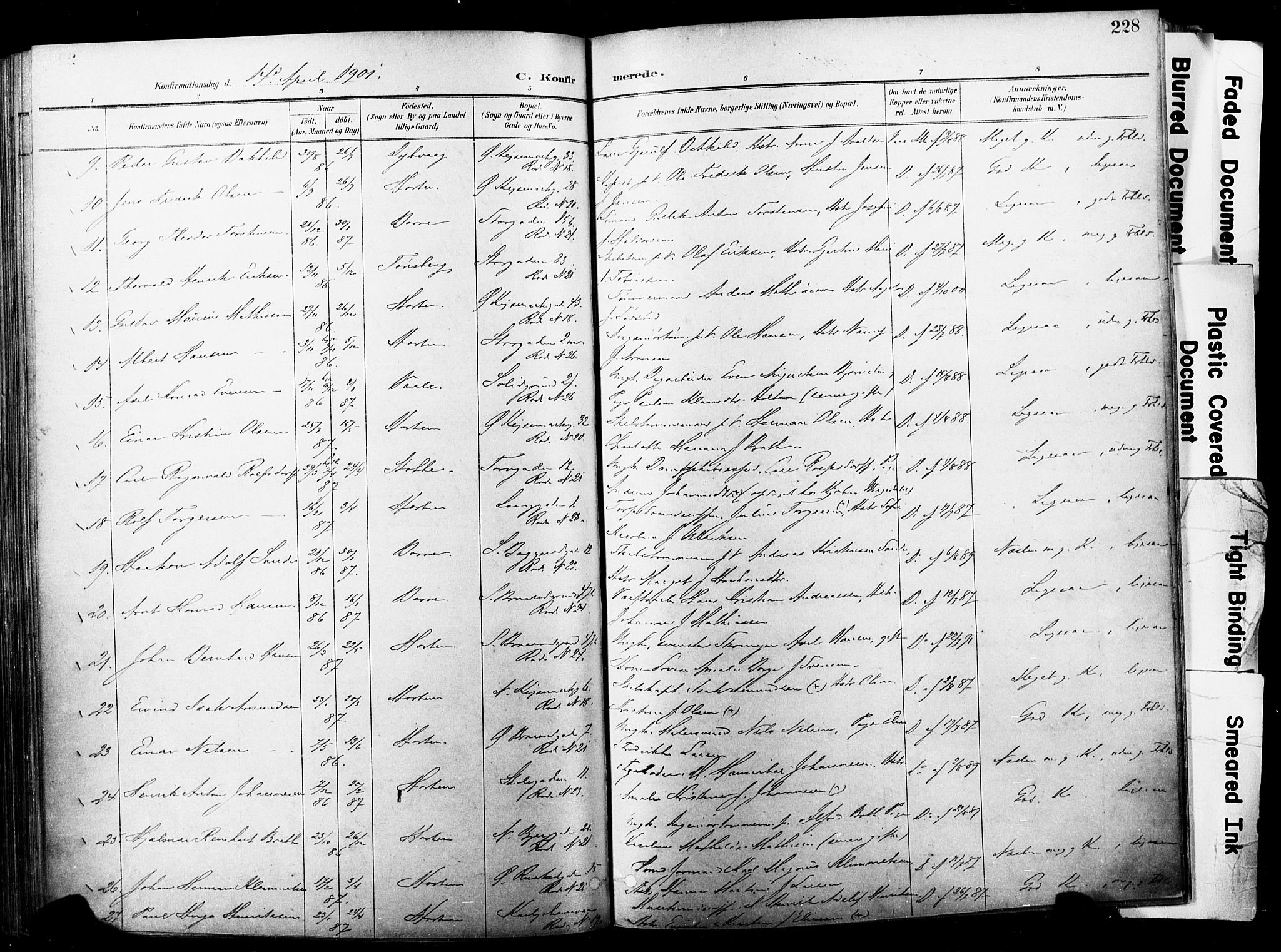 Horten kirkebøker, AV/SAKO-A-348/F/Fa/L0005: Parish register (official) no. 5, 1896-1904, p. 228