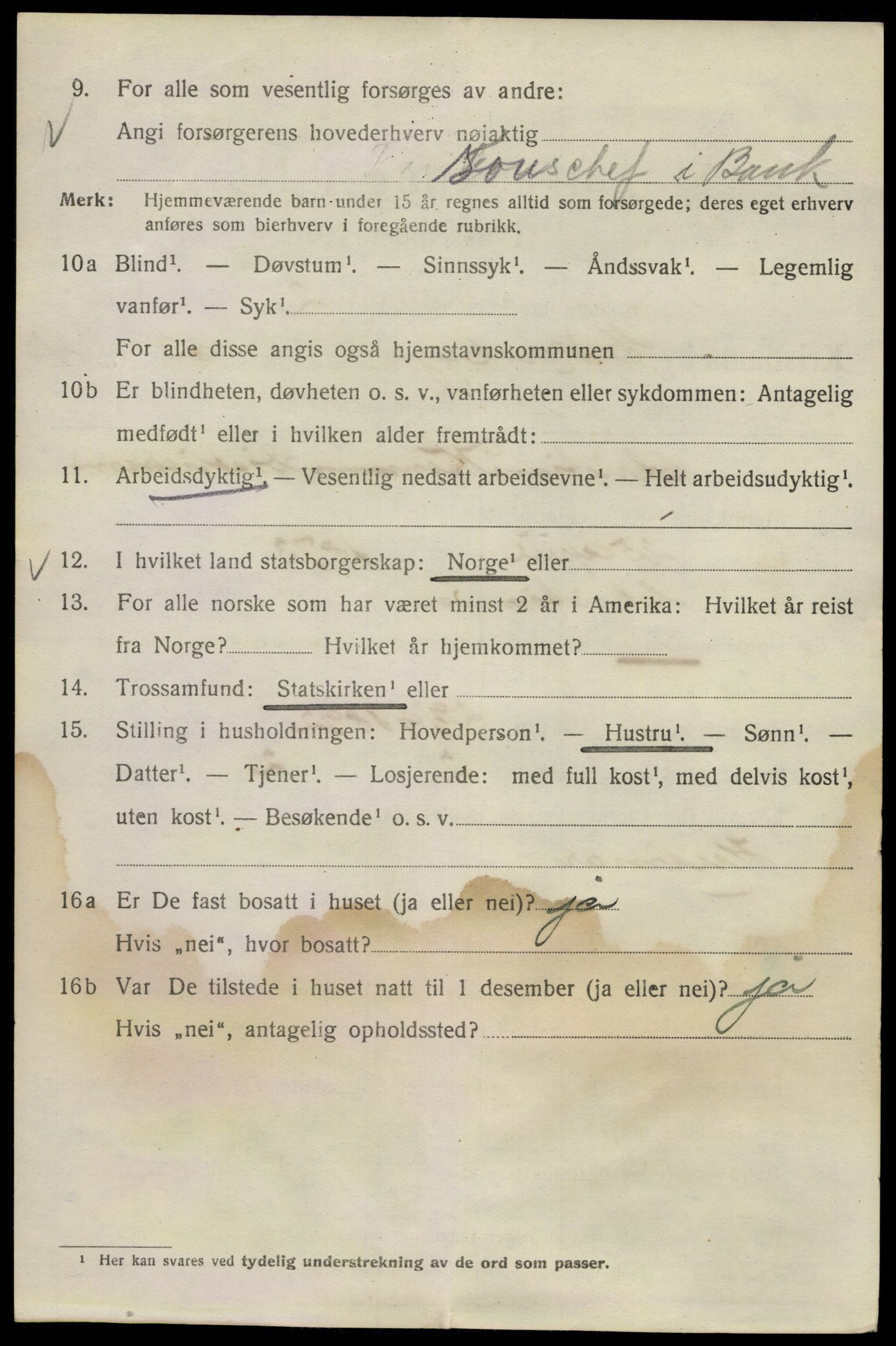 SAO, 1920 census for Kristiania, 1920, p. 209530