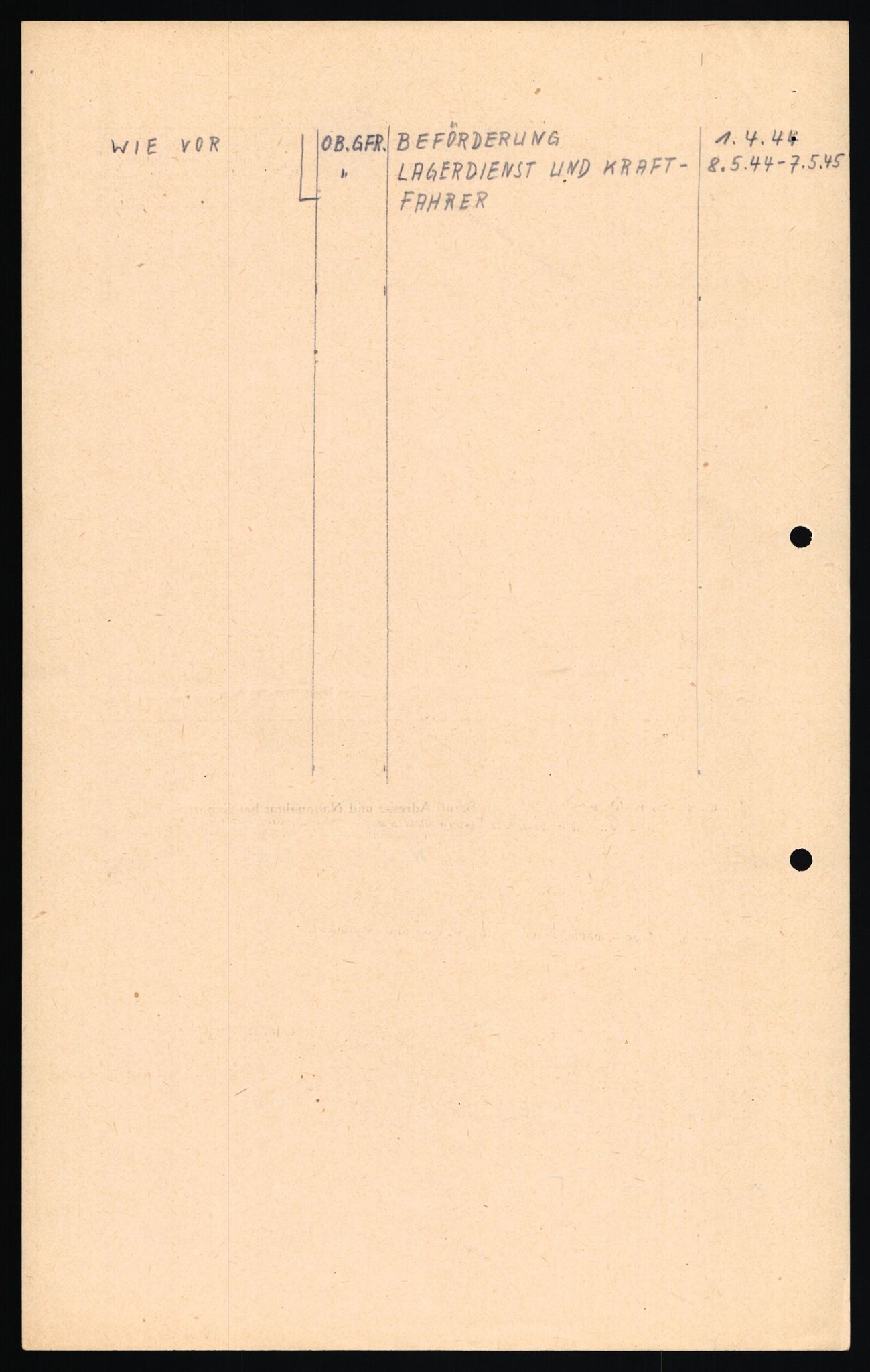 Forsvaret, Forsvarets overkommando II, AV/RA-RAFA-3915/D/Db/L0040: CI Questionaires. Tyske okkupasjonsstyrker i Norge. Østerrikere., 1945-1946, p. 382