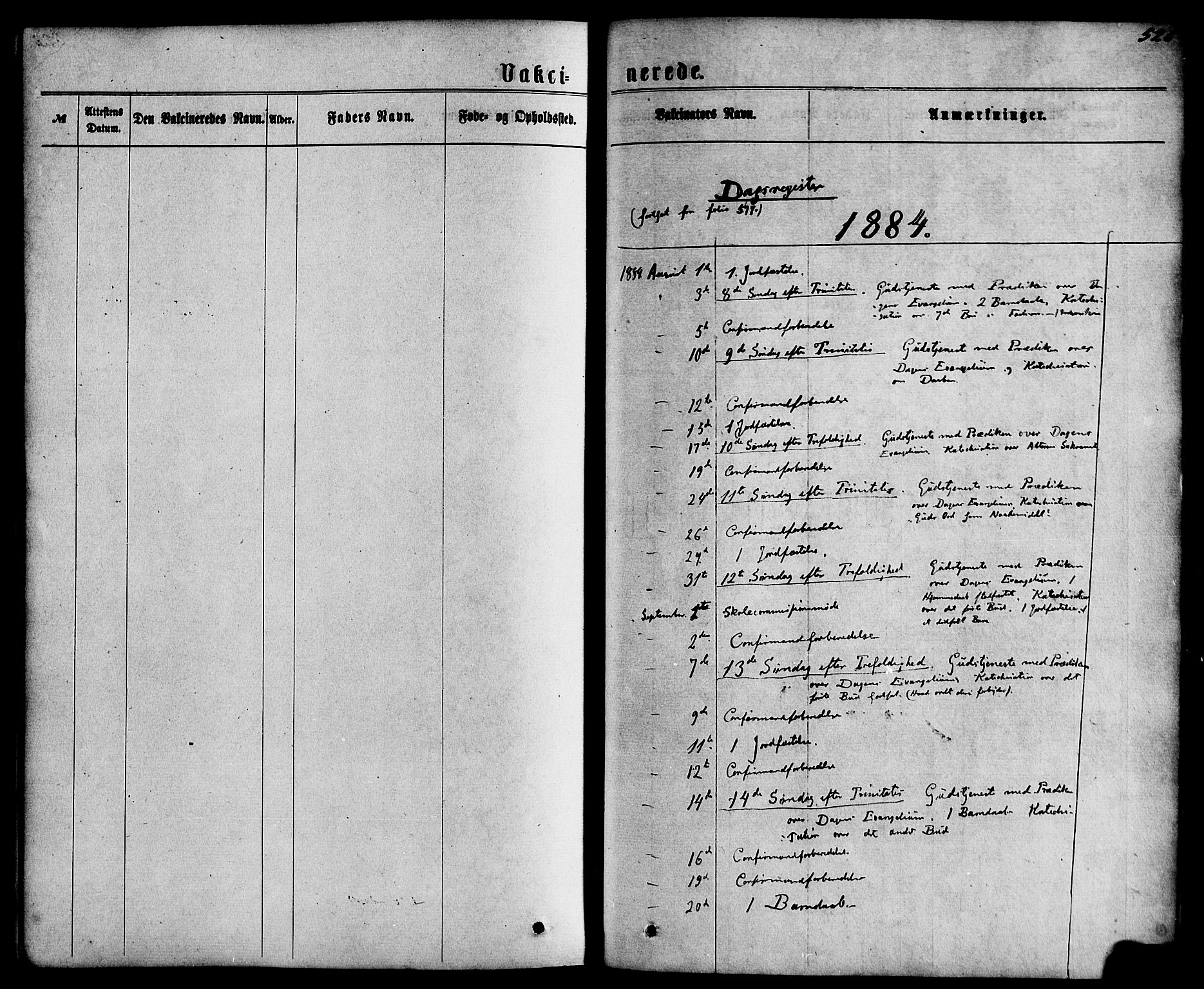 Hornindal sokneprestembete, SAB/A-82401/H/Haa/Haaa/L0002: Parish register (official) no. A 2, 1867-1884, p. 526