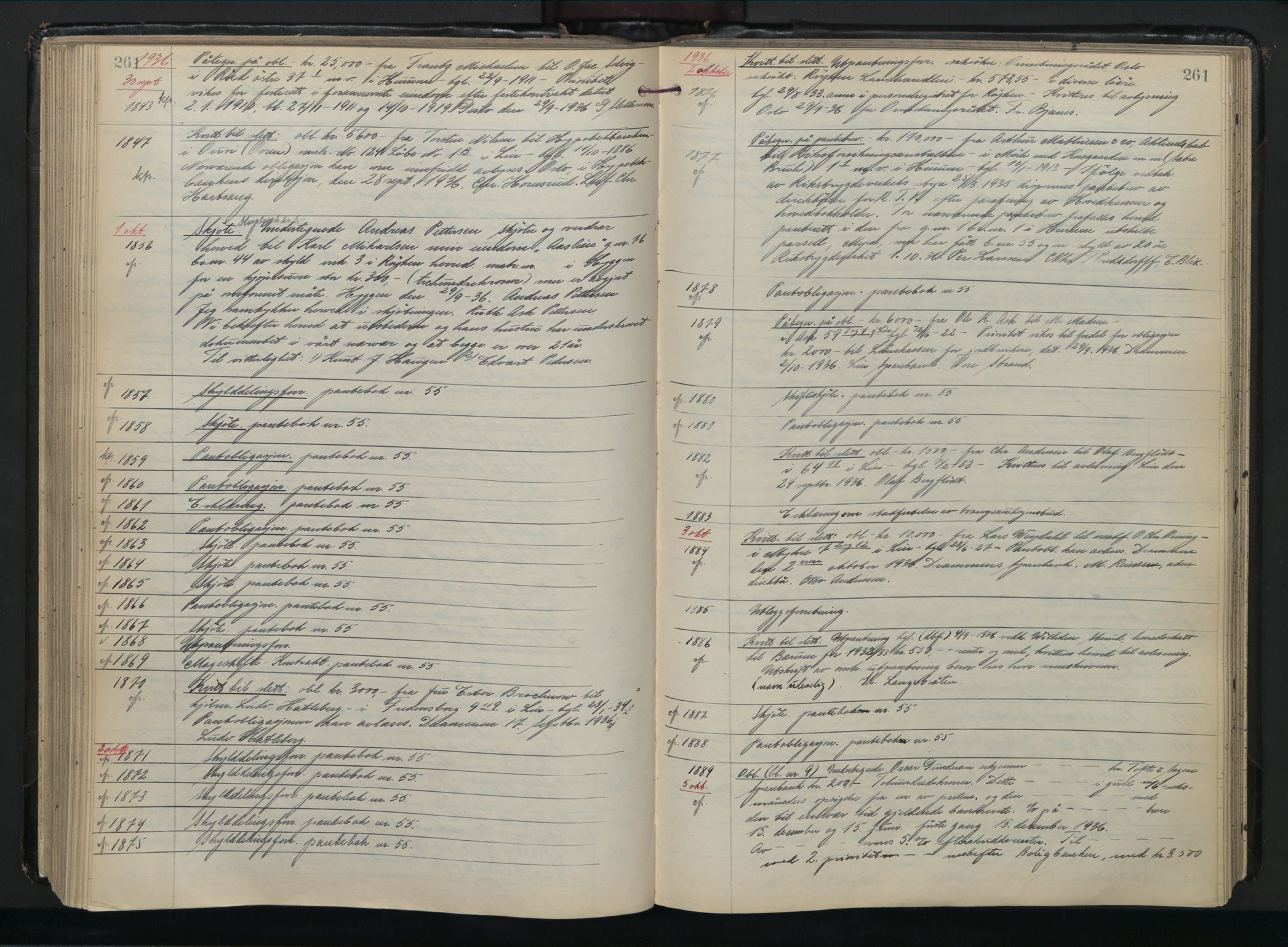 Lier, Røyken og Hurum sorenskriveri, SAKO/A-89/G/Ga/Gab/L0049: Mortgage book no. 49, 1933-1938, Deed date: 02.10.1936