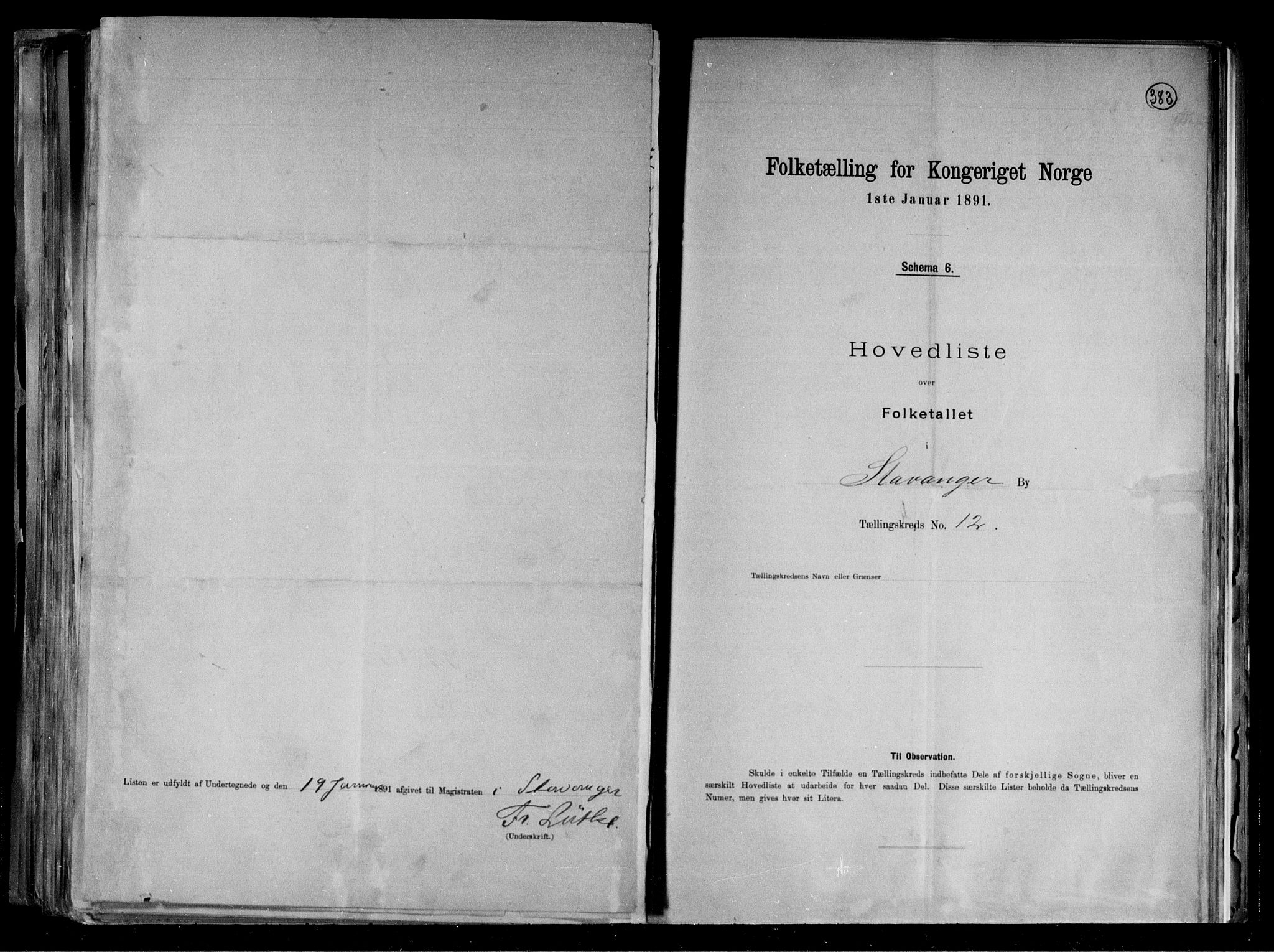 RA, 1891 census for 1103 Stavanger, 1891, p. 30