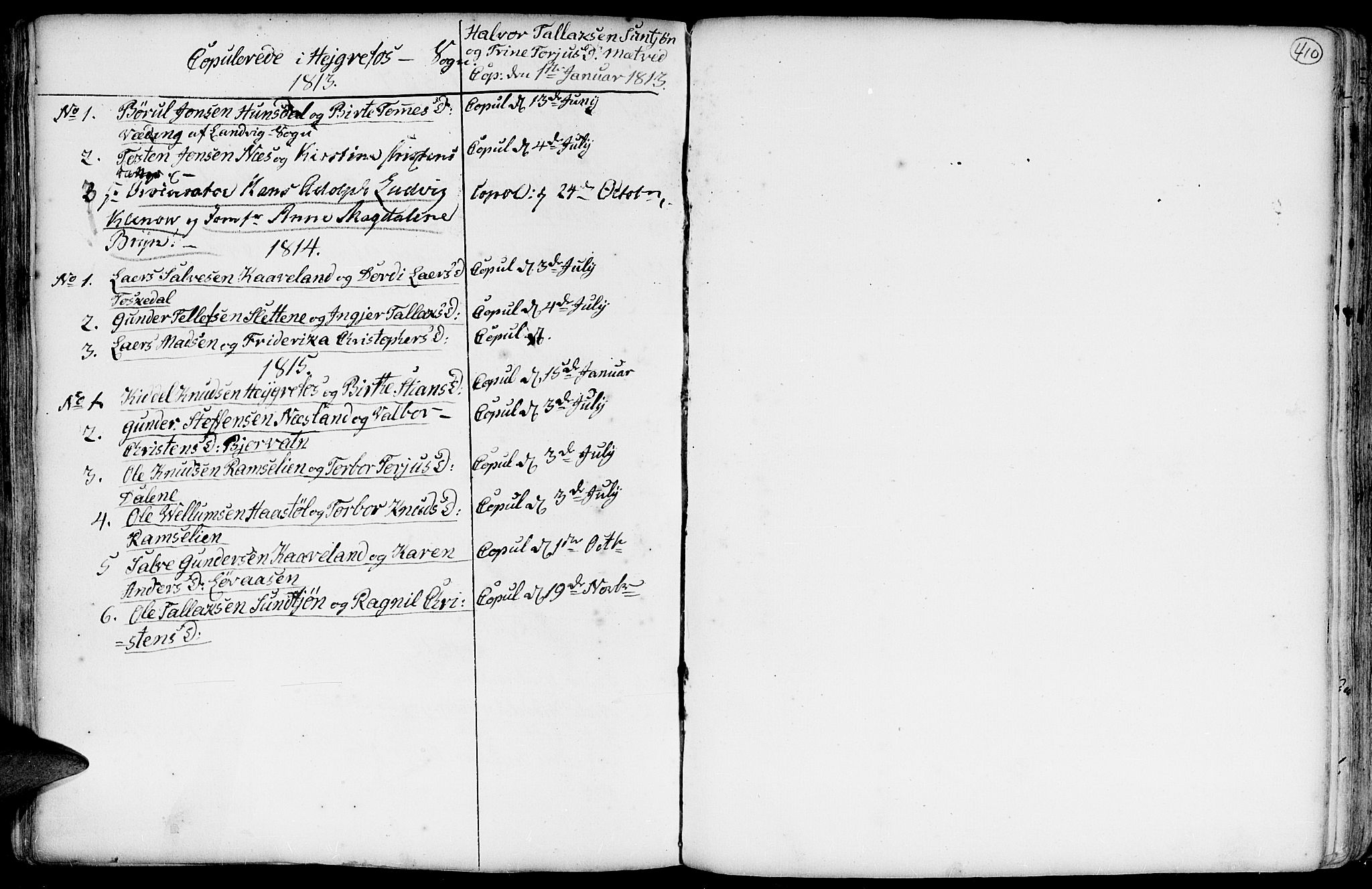 Hommedal sokneprestkontor, SAK/1111-0023/F/Fa/Fab/L0002: Parish register (official) no. A 2 /3, 1740-1821, p. 410