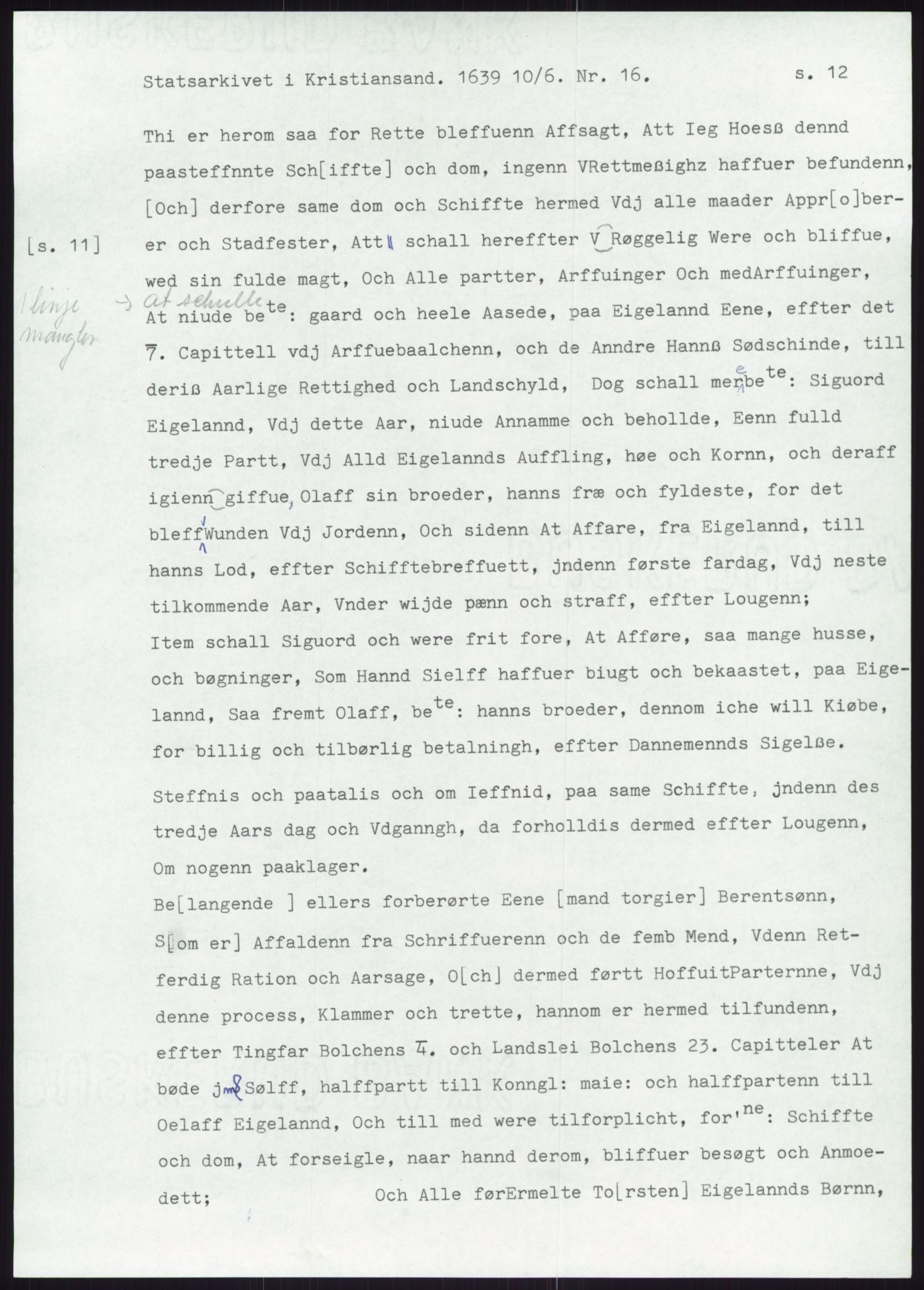 Samlinger til kildeutgivelse, Diplomavskriftsamlingen, RA/EA-4053/H/Ha, p. 3027