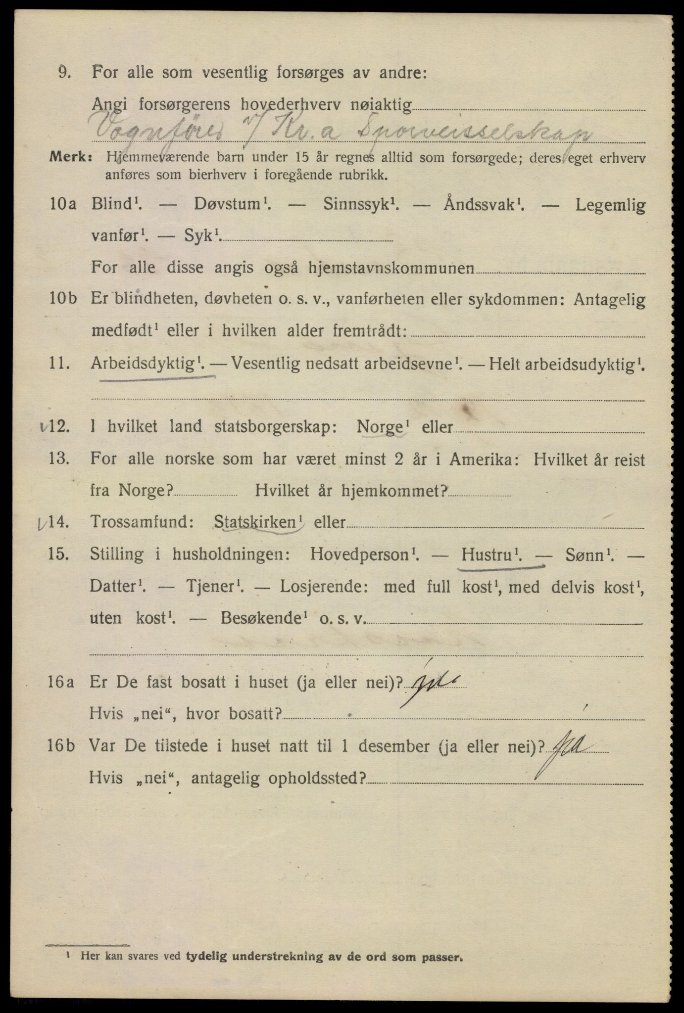 SAO, 1920 census for Kristiania, 1920, p. 151998