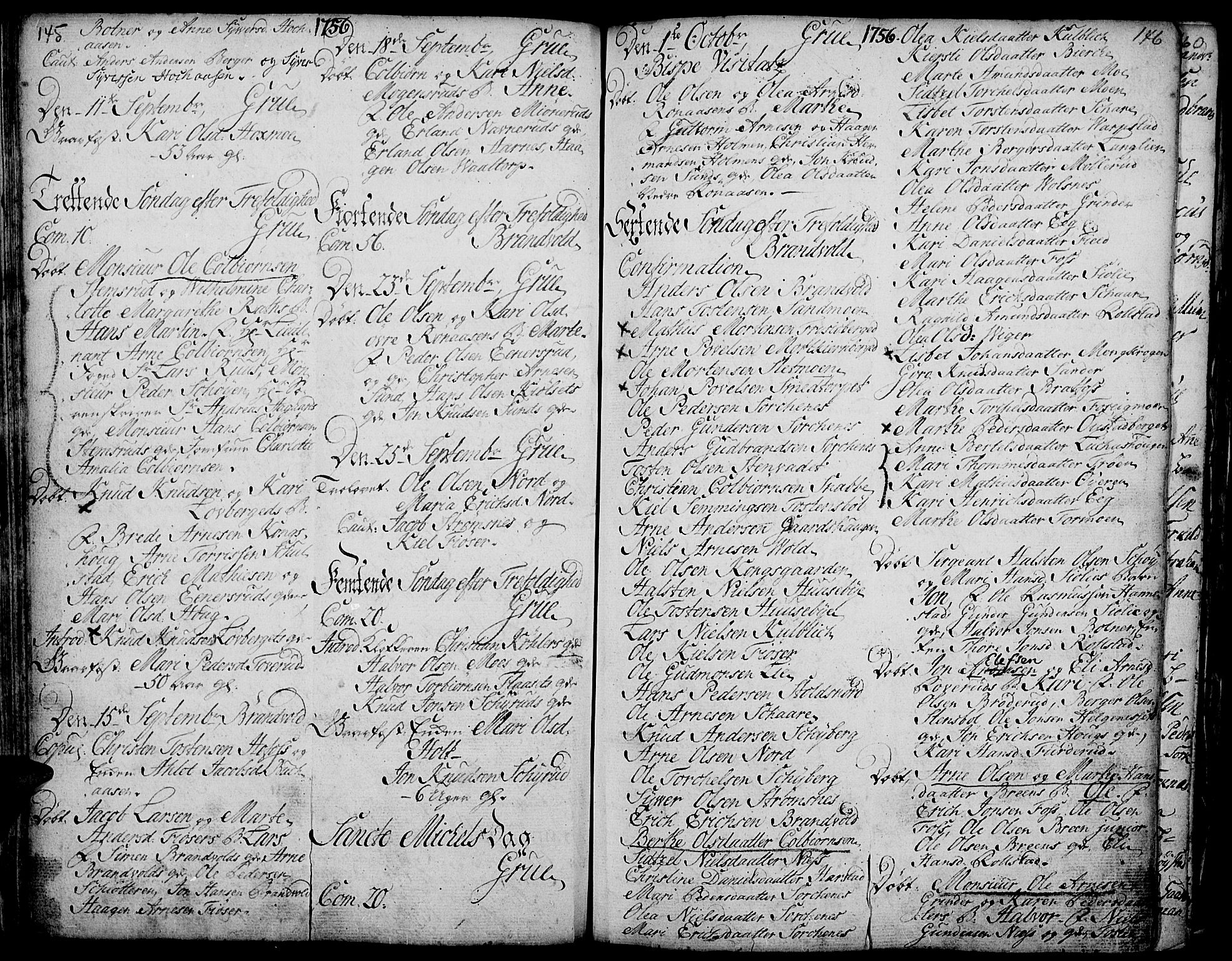 Grue prestekontor, AV/SAH-PREST-036/H/Ha/Haa/L0002: Parish register (official) no. 2, 1749-1774, p. 145-146