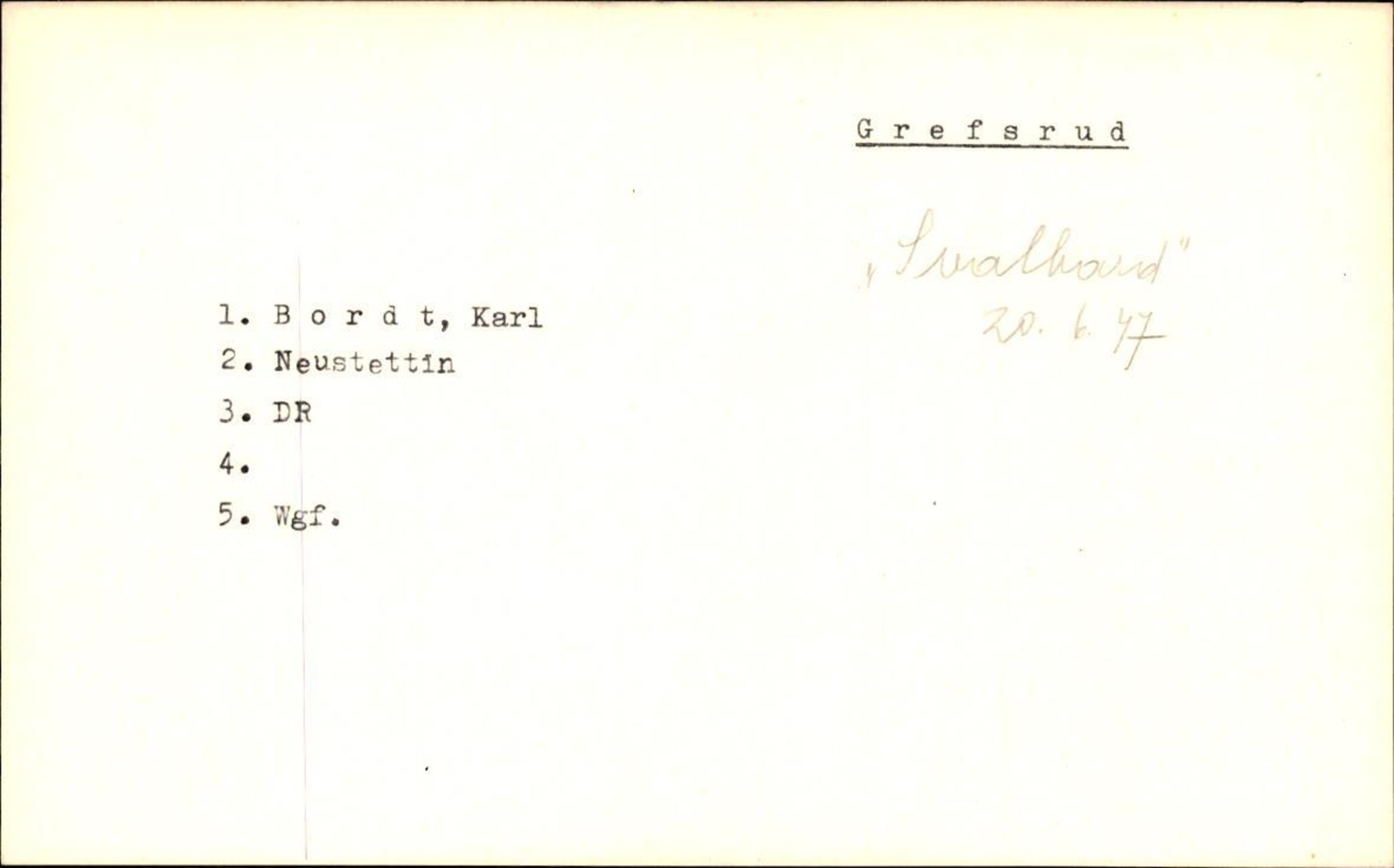 Hjemsendte tyskere , AV/RA-RAFA-6487/D/Db/L0008: Bordasch-Deters, 1945-1947, p. 3