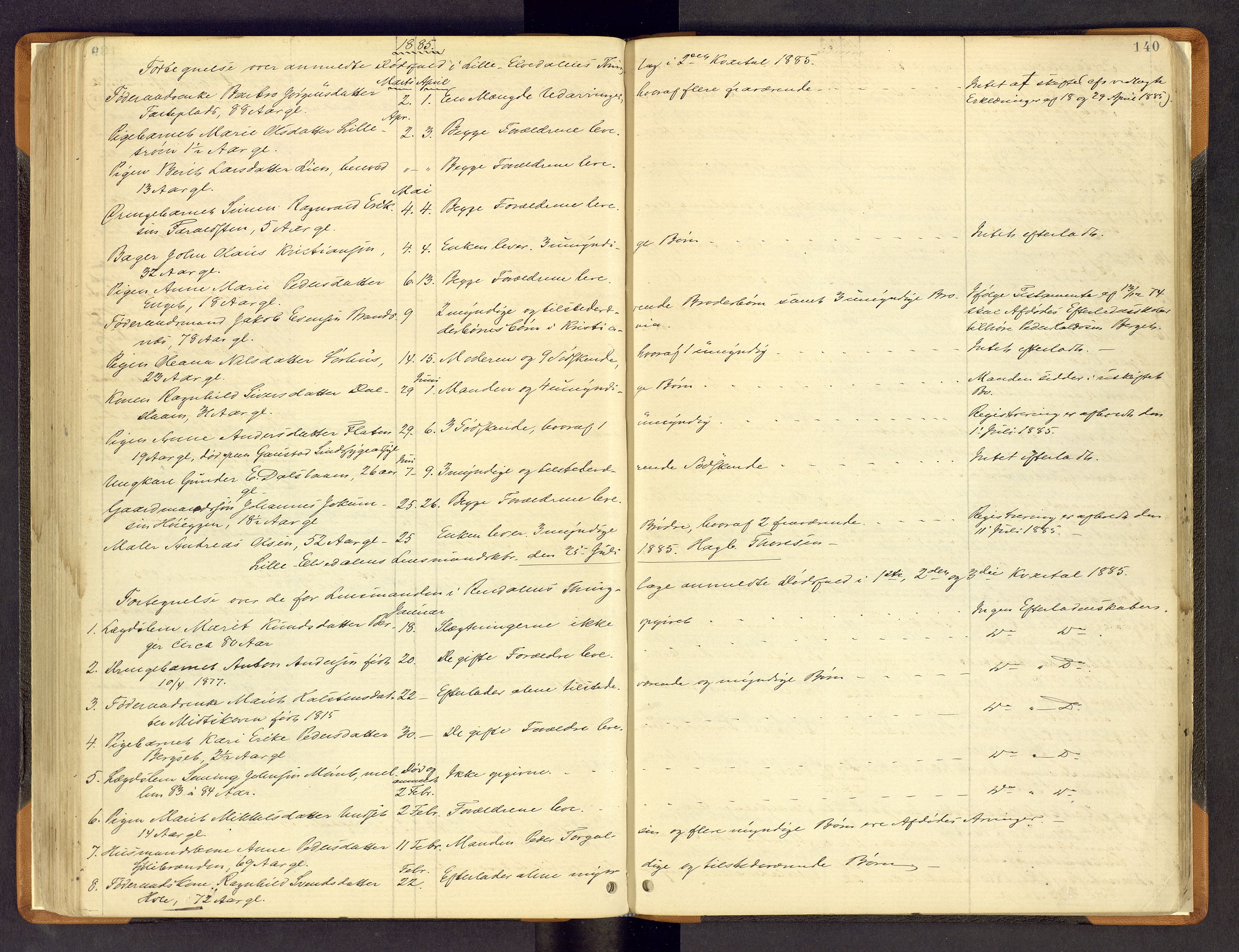 Nord-Østerdal tingrett, SAH/TING-020/H/Hi/L0002/0002: Forskjellig vedrørende tinglysing / Korrigering av grunnboka hvor hjemmelshaver mangler, er død m.v., 1875-1886, p. 140