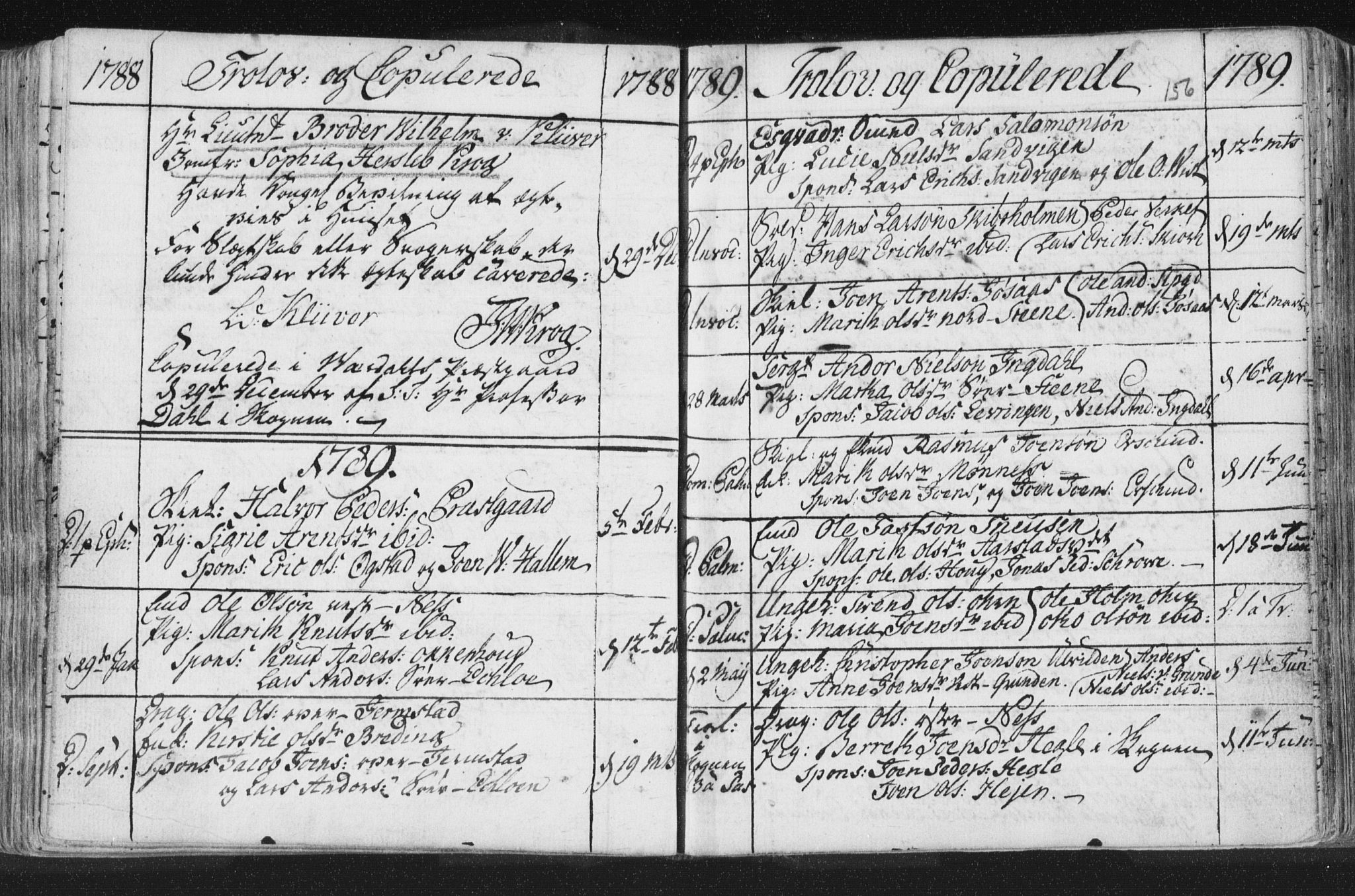 Ministerialprotokoller, klokkerbøker og fødselsregistre - Nord-Trøndelag, SAT/A-1458/723/L0232: Parish register (official) no. 723A03, 1781-1804, p. 156