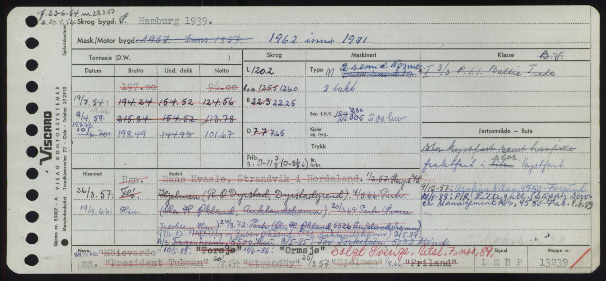 Sjøfartsdirektoratet med forløpere, Skipsmålingen, RA/S-1627/H/Hd/L0028: Fartøy, O, p. 363