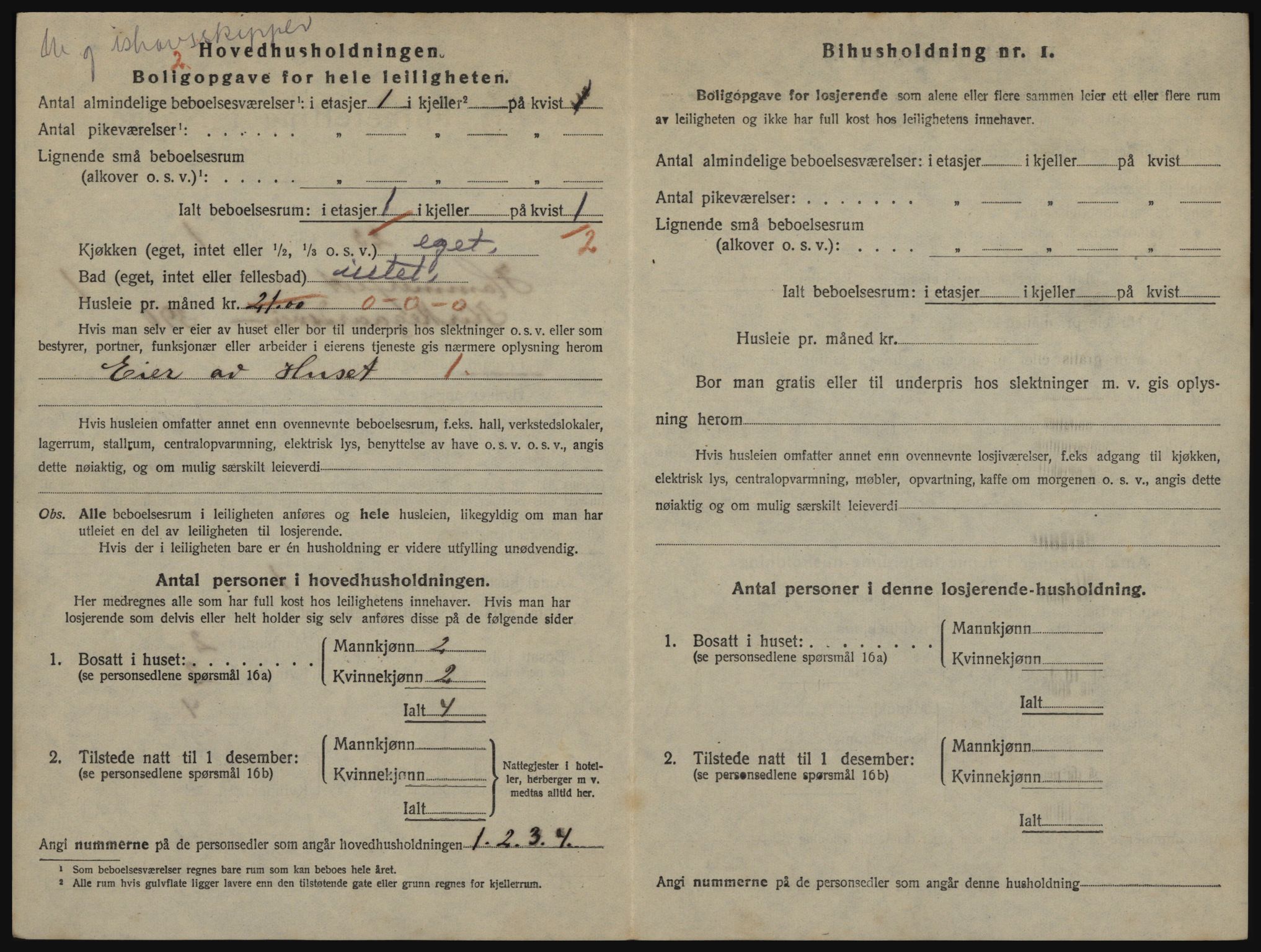 SATØ, 1920 census for Hammerfest, 1920, p. 1105
