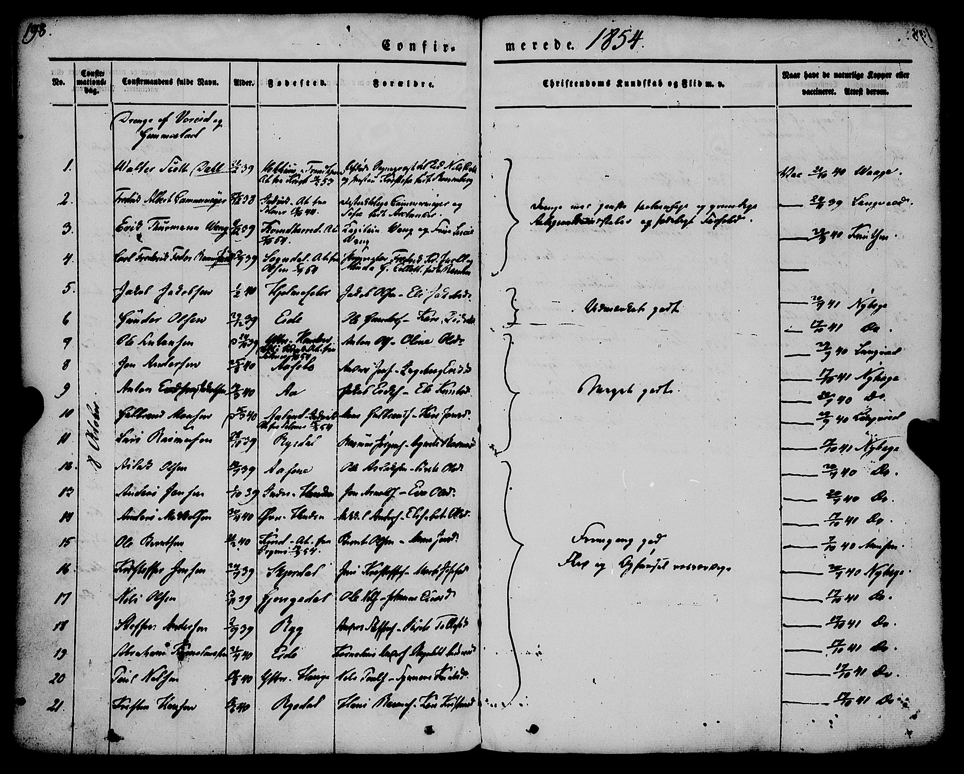 Gloppen sokneprestembete, AV/SAB-A-80101/H/Haa/Haaa/L0008: Parish register (official) no. A 8, 1837-1855, p. 198