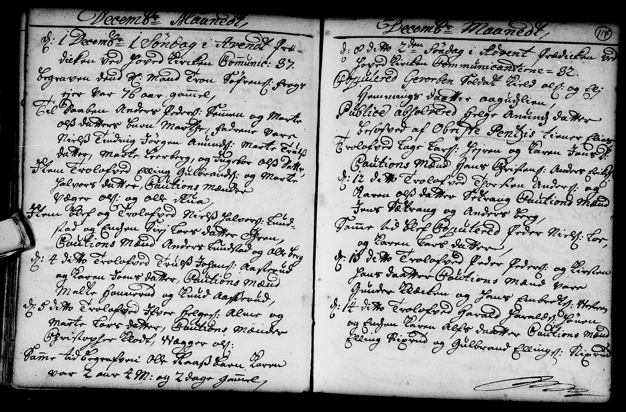 Norderhov kirkebøker, AV/SAKO-A-237/G/Ga/L0001: Parish register (copy) no. I 1, 1717-1725, p. 114