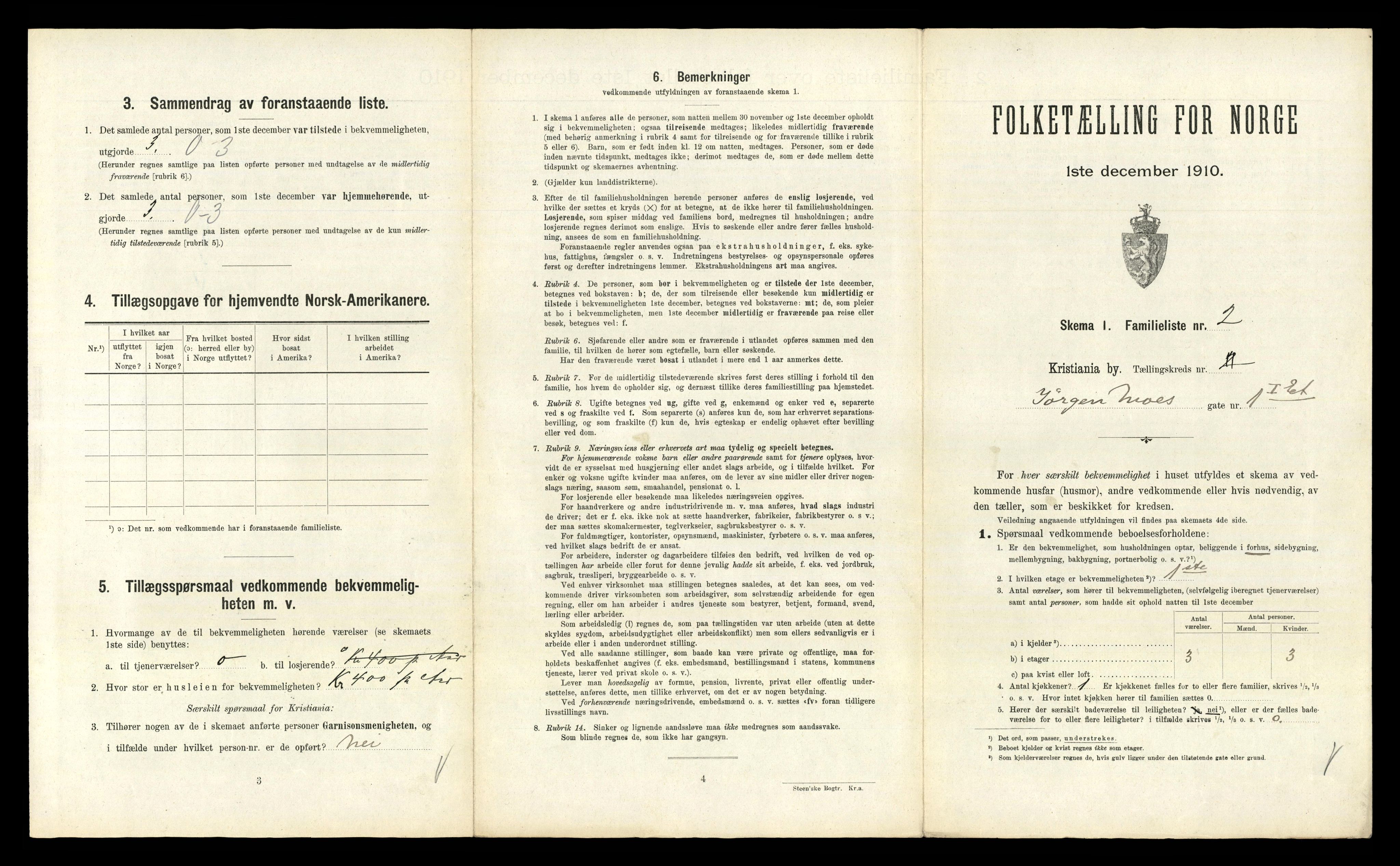 RA, 1910 census for Kristiania, 1910, p. 46581