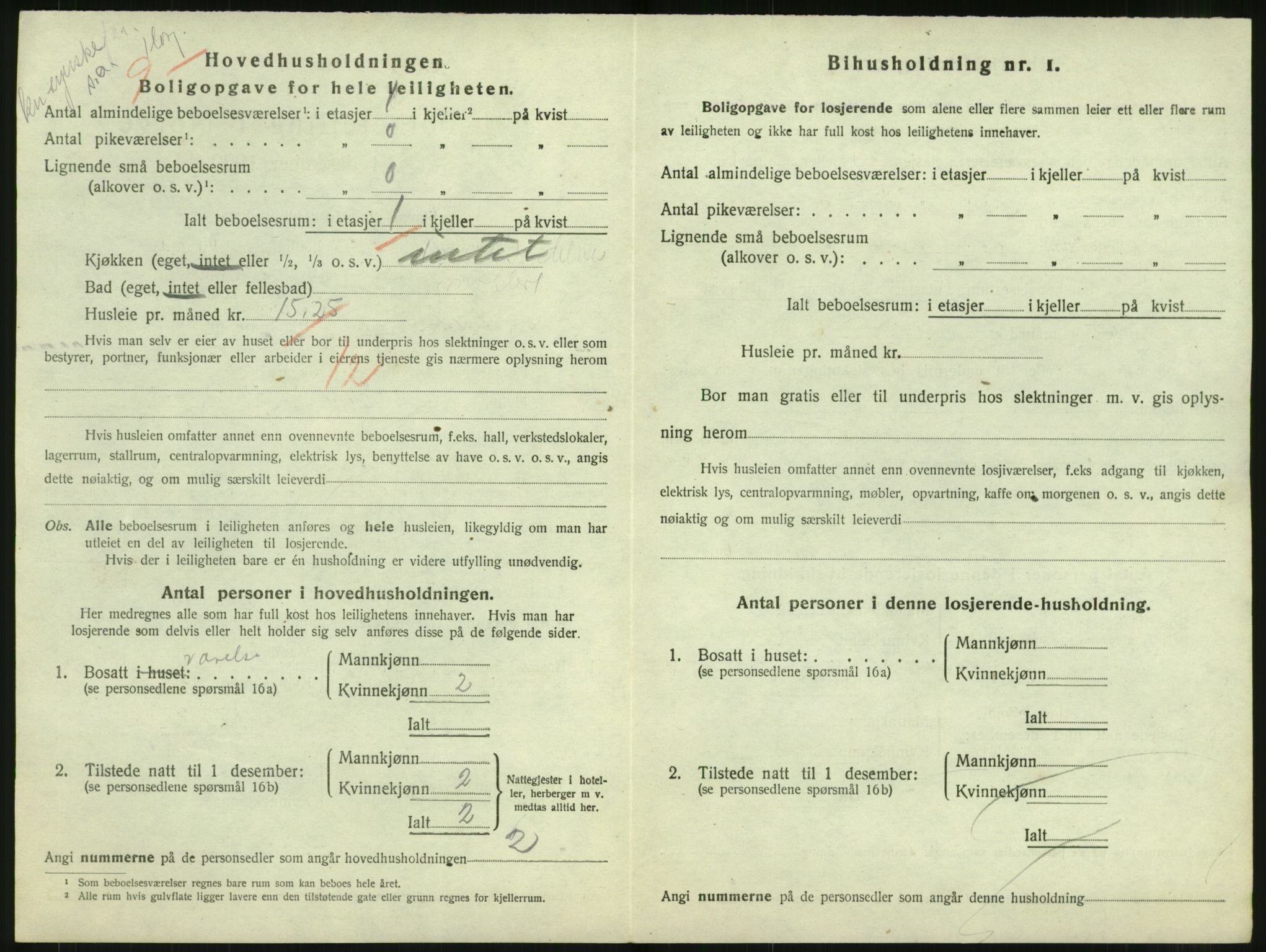 SAT, 1920 census for Trondheim, 1920, p. 22119