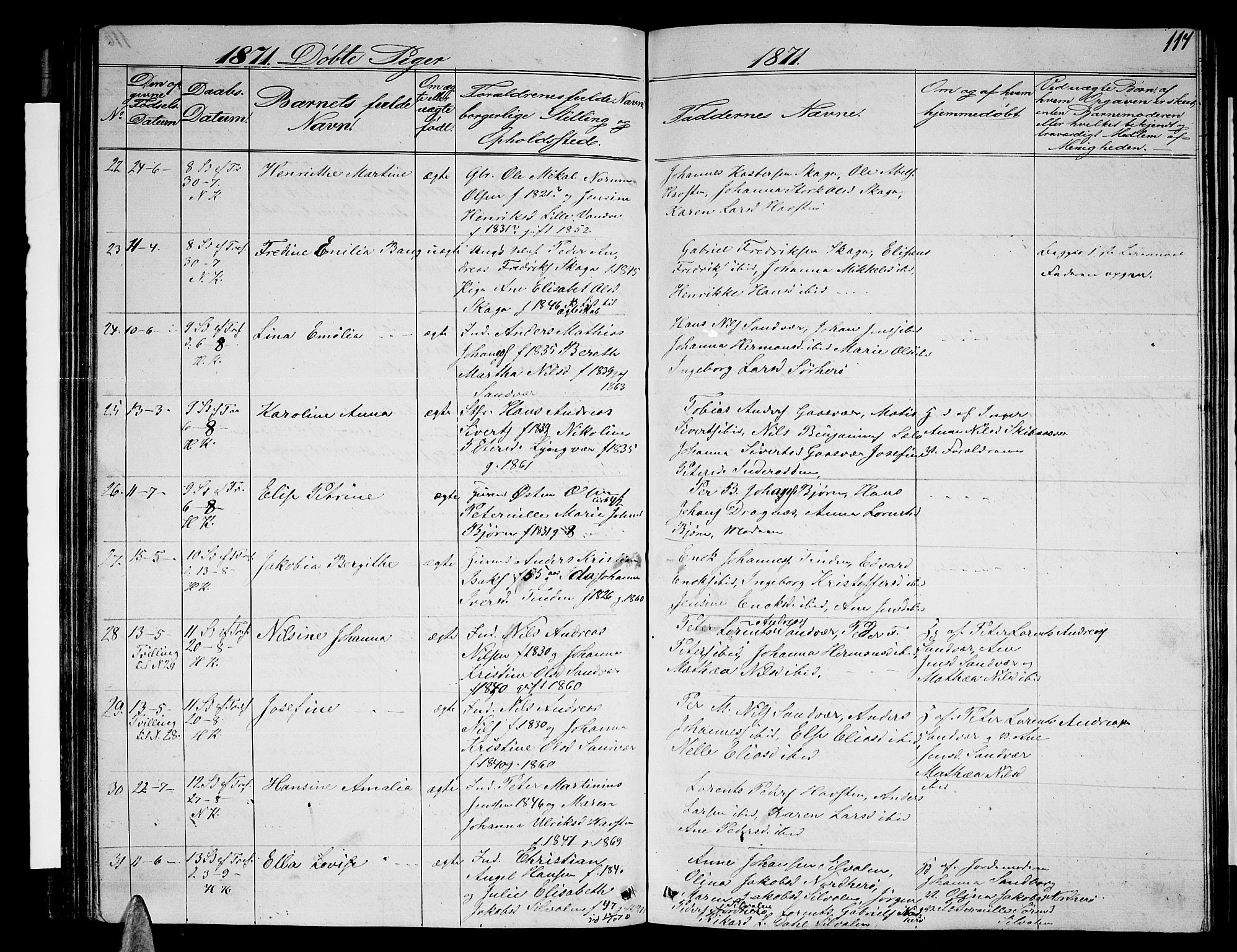 Ministerialprotokoller, klokkerbøker og fødselsregistre - Nordland, SAT/A-1459/834/L0512: Parish register (copy) no. 834C03, 1862-1877, p. 117